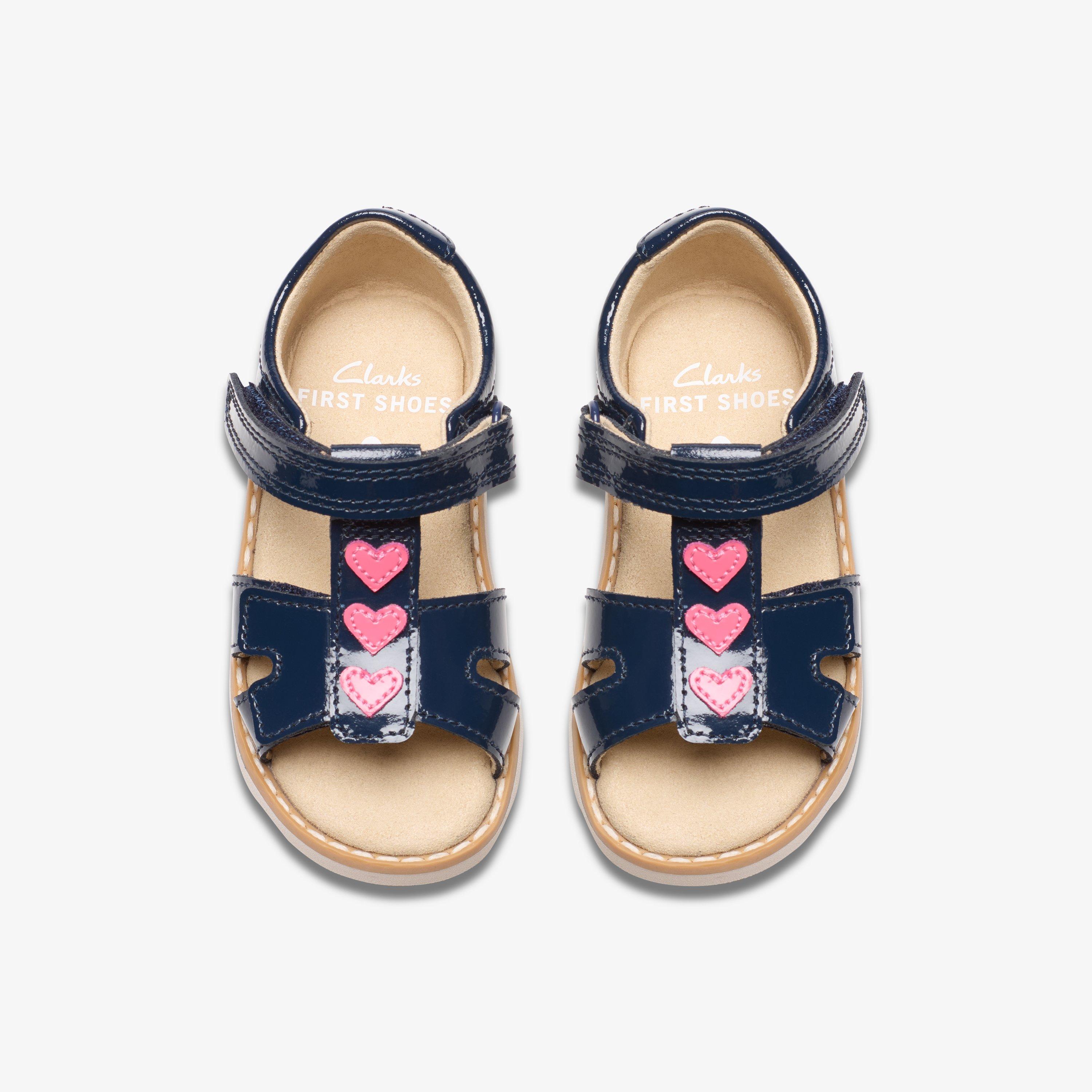 Crown Skip Toddler Navy Flat Sandals, view 6 of 6