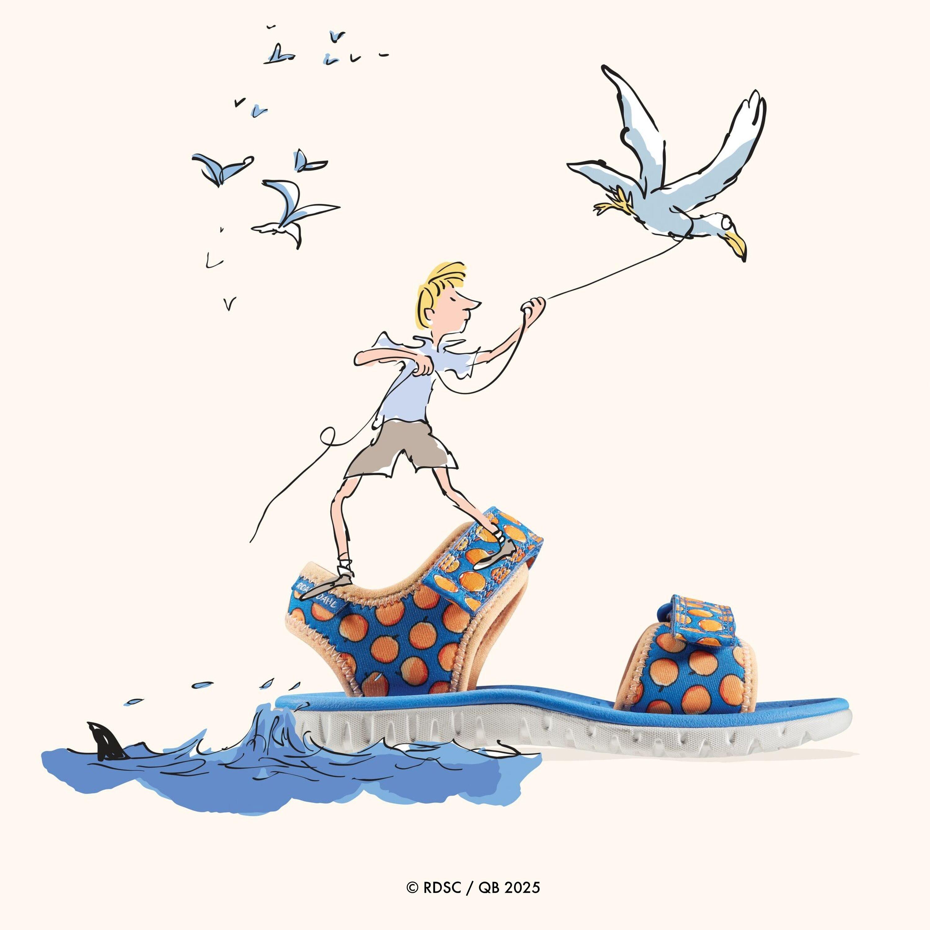 Surfing Air Kid — Blue