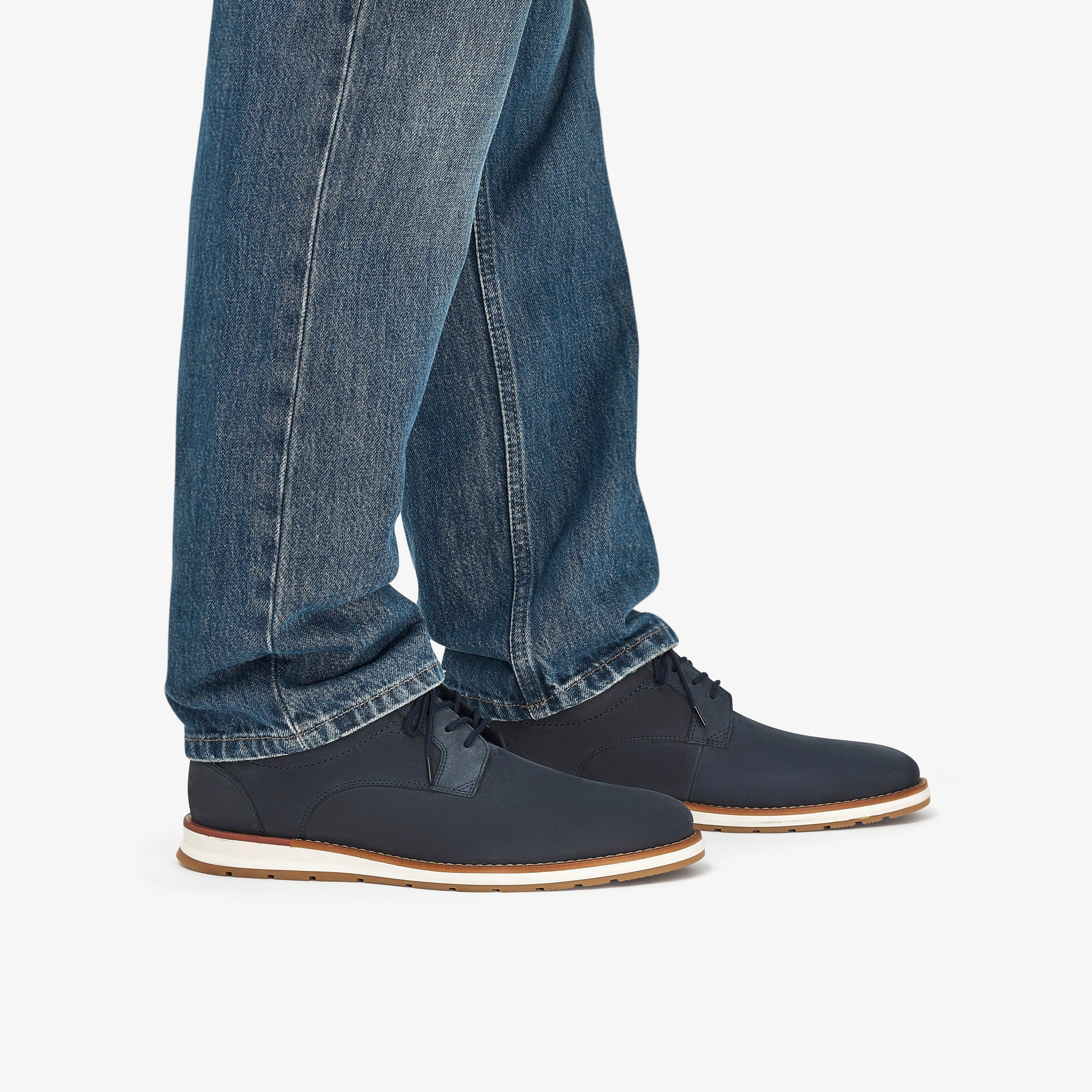 Bottes à la cheville en cuir ciré d'abeille pour hommes Newford Mid