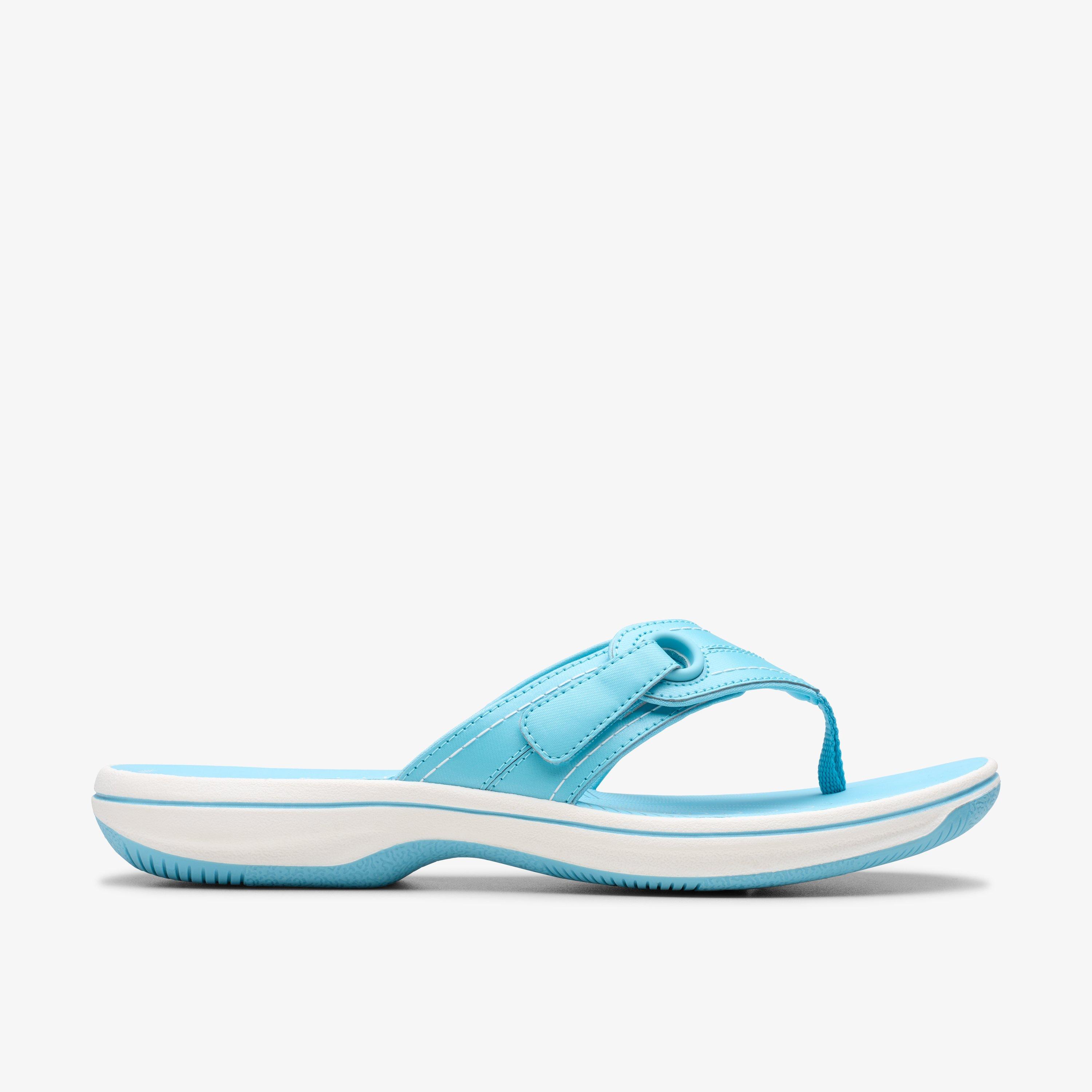 Brinkley Reyna Sky Blue Flip Flops Flat Sandals, view 1 of 6