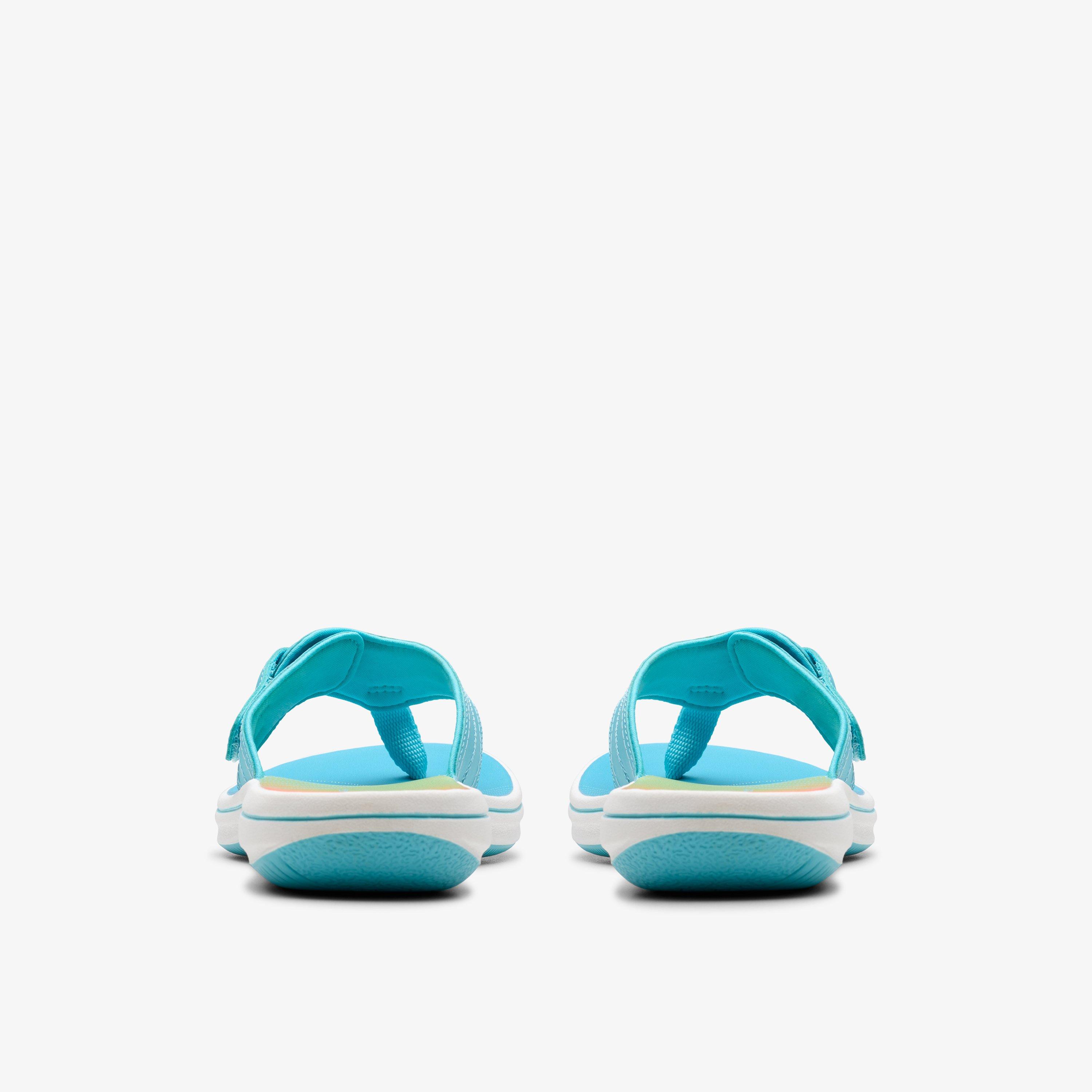 Tongs Clarks Brinkley Sea Pour Femme - Sportives Réglables Velcro - Confortables Et Légères