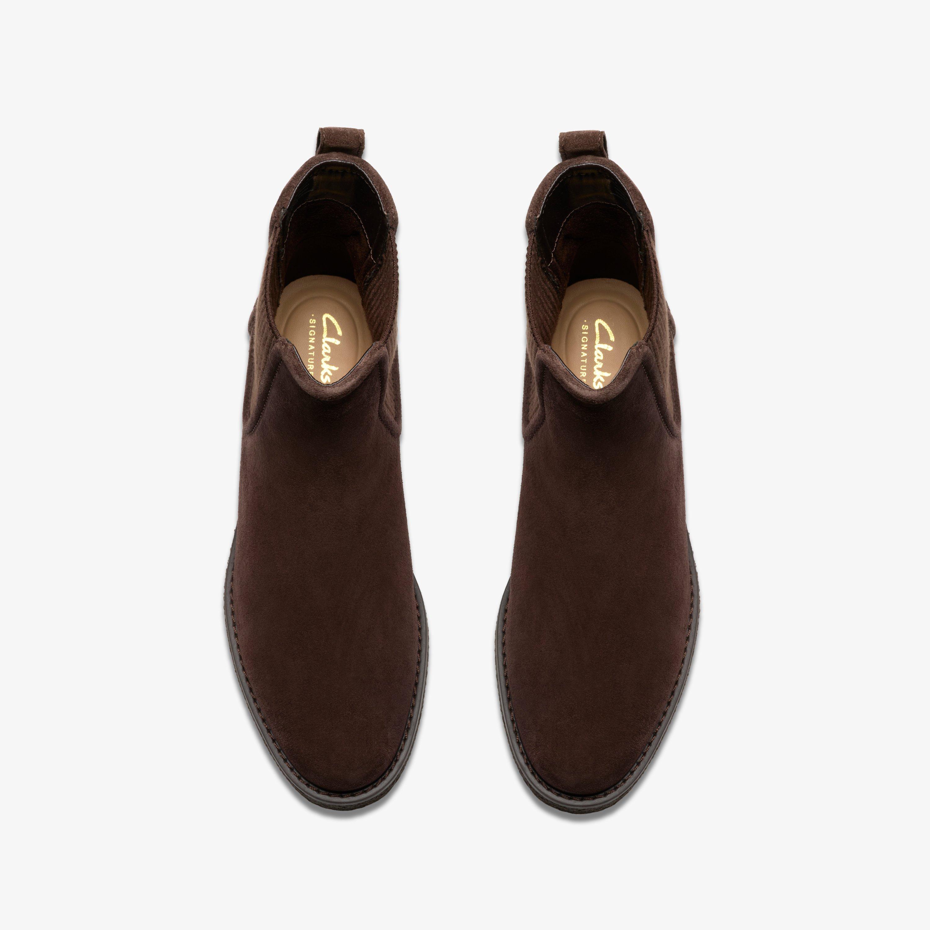 Nella Top Dark Brown Suede