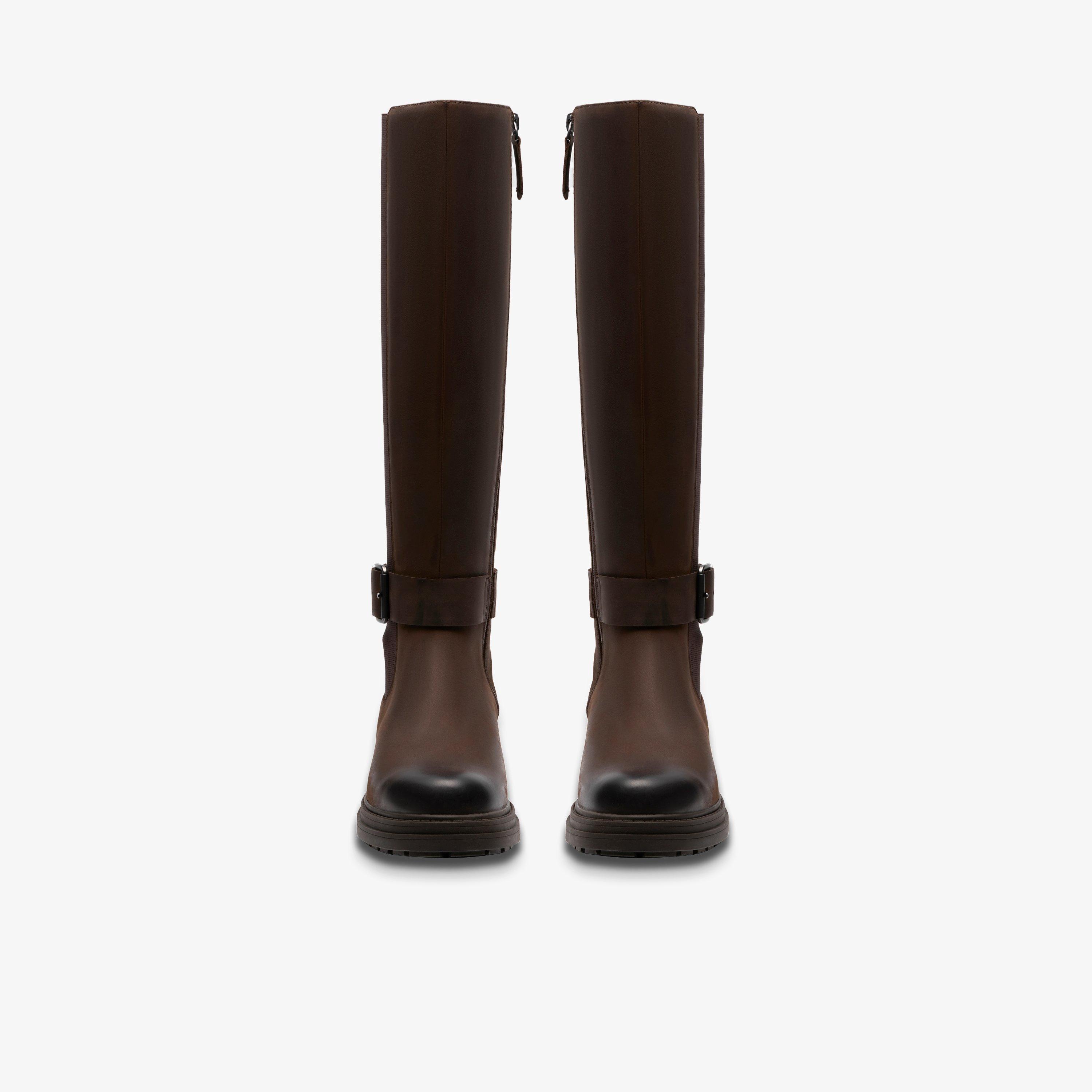 Orinoco3 Tall Dark Brown Lea