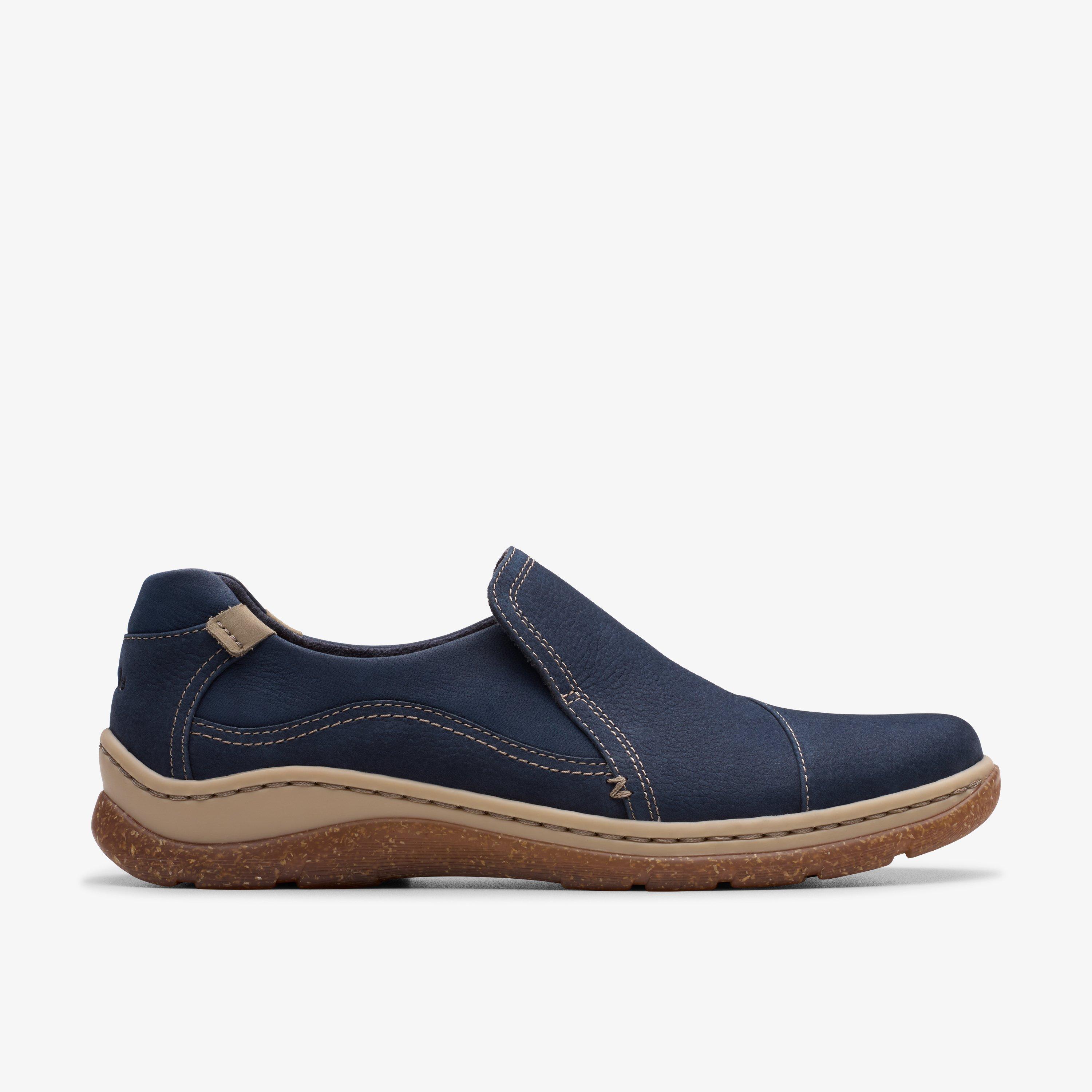 Orlene Slip Navy Nubuck Slip-Ons, view 1 of 8