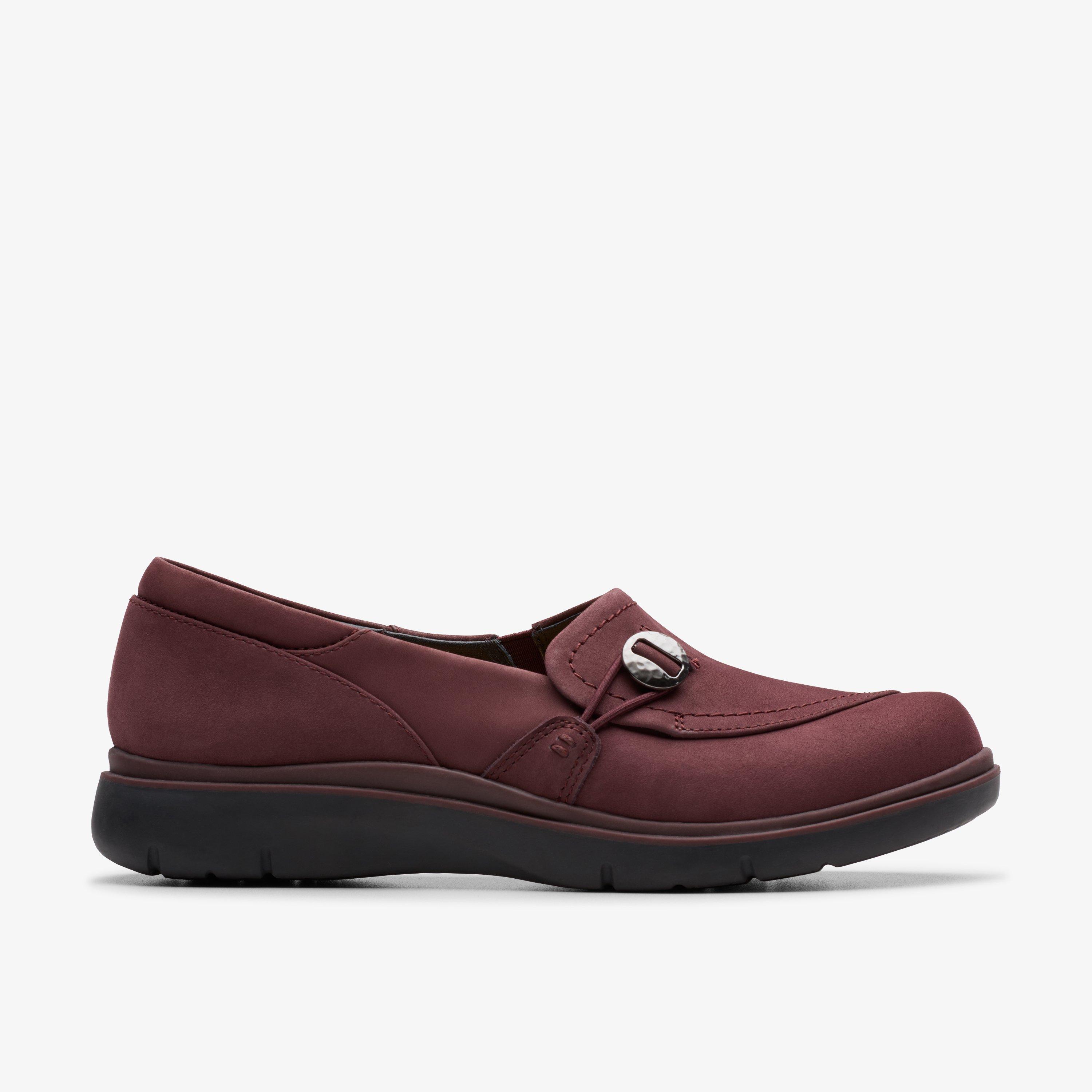 Certina Ease Wine Nubuck Slip Ons, view 1 of 6
