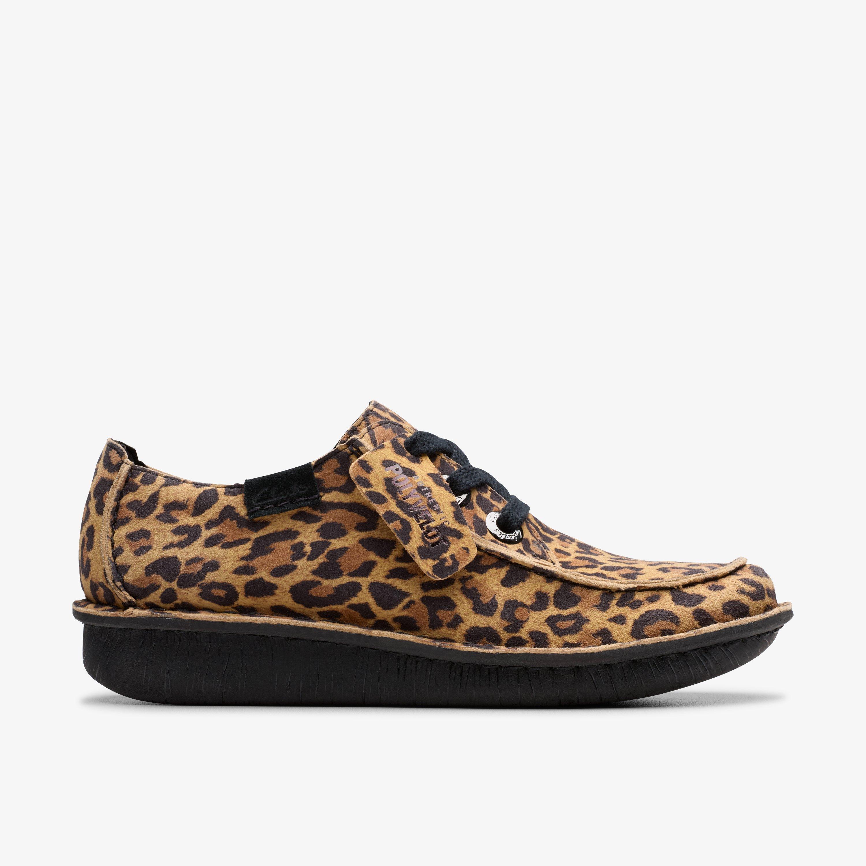 Funny Dream Leopard Suede Lace Up, view 1 of 6