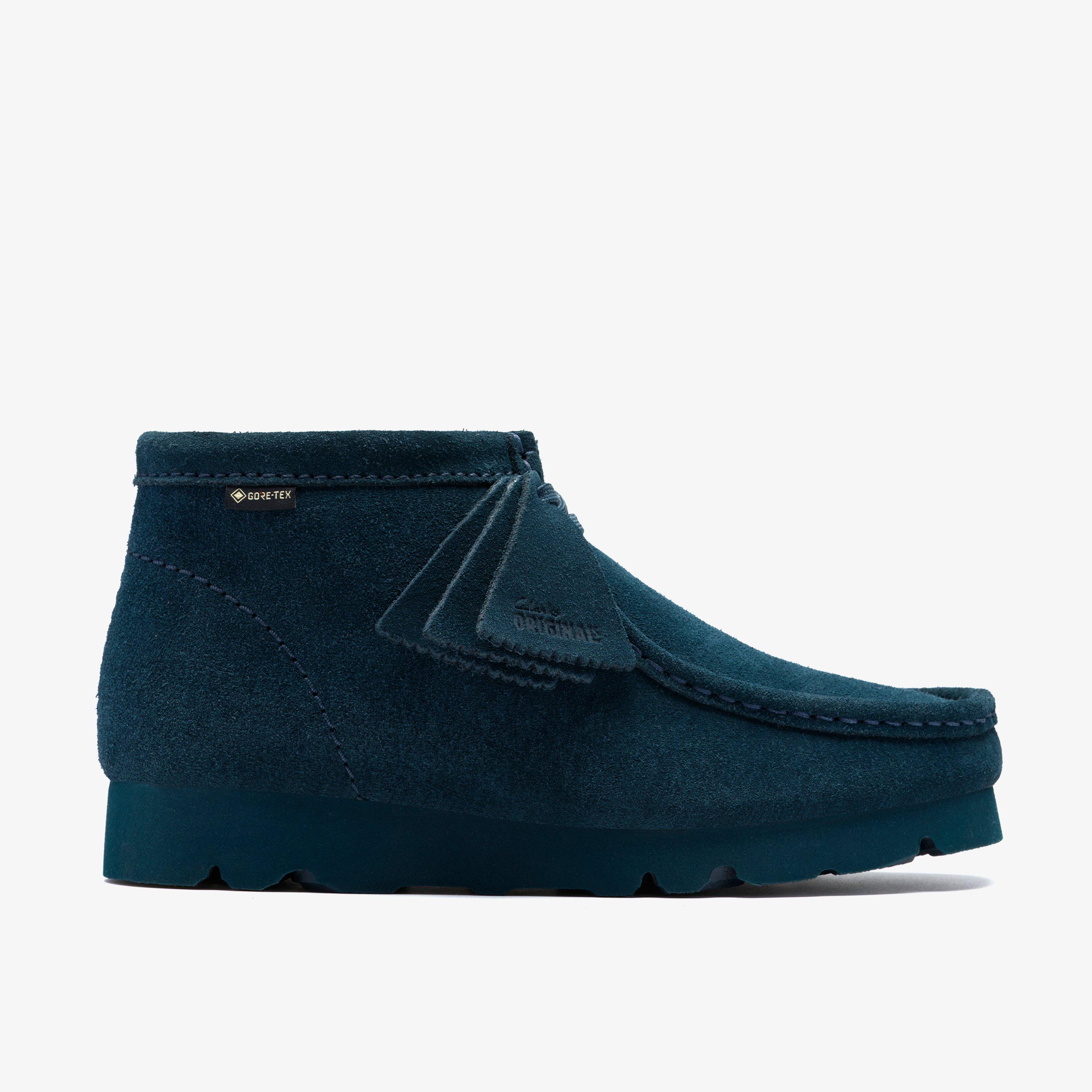 Clarks Wallabee Boot Gore-tex In Green