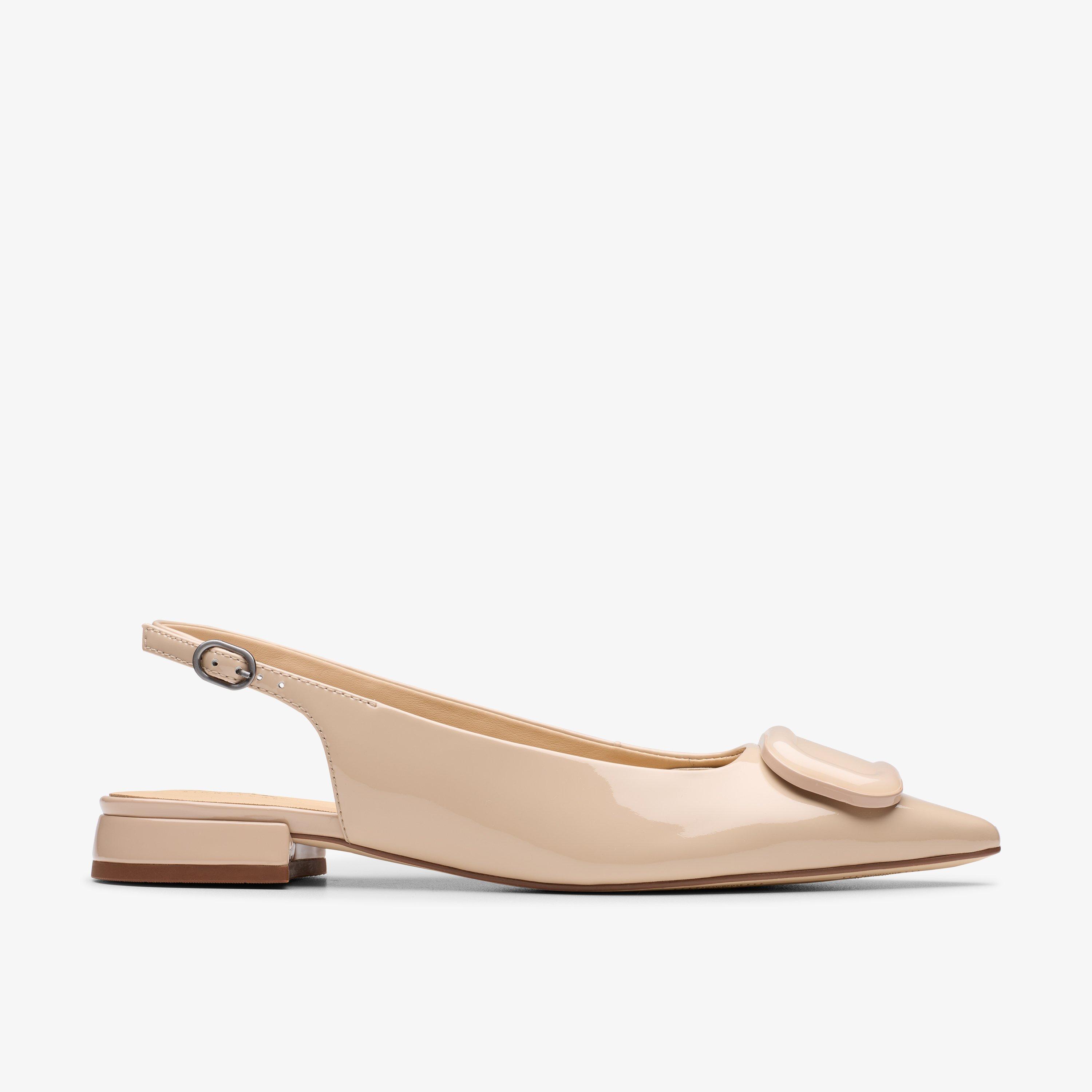Sensa 15 Trim Sand Patent Sling Back, view 1 of 6