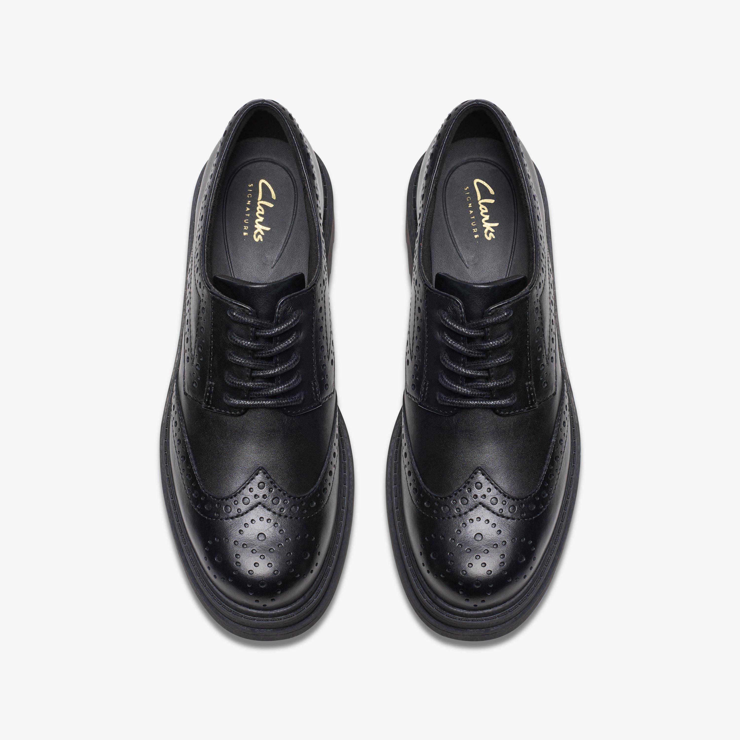 Clarks Hamble Oak Womens Black Leather, 9