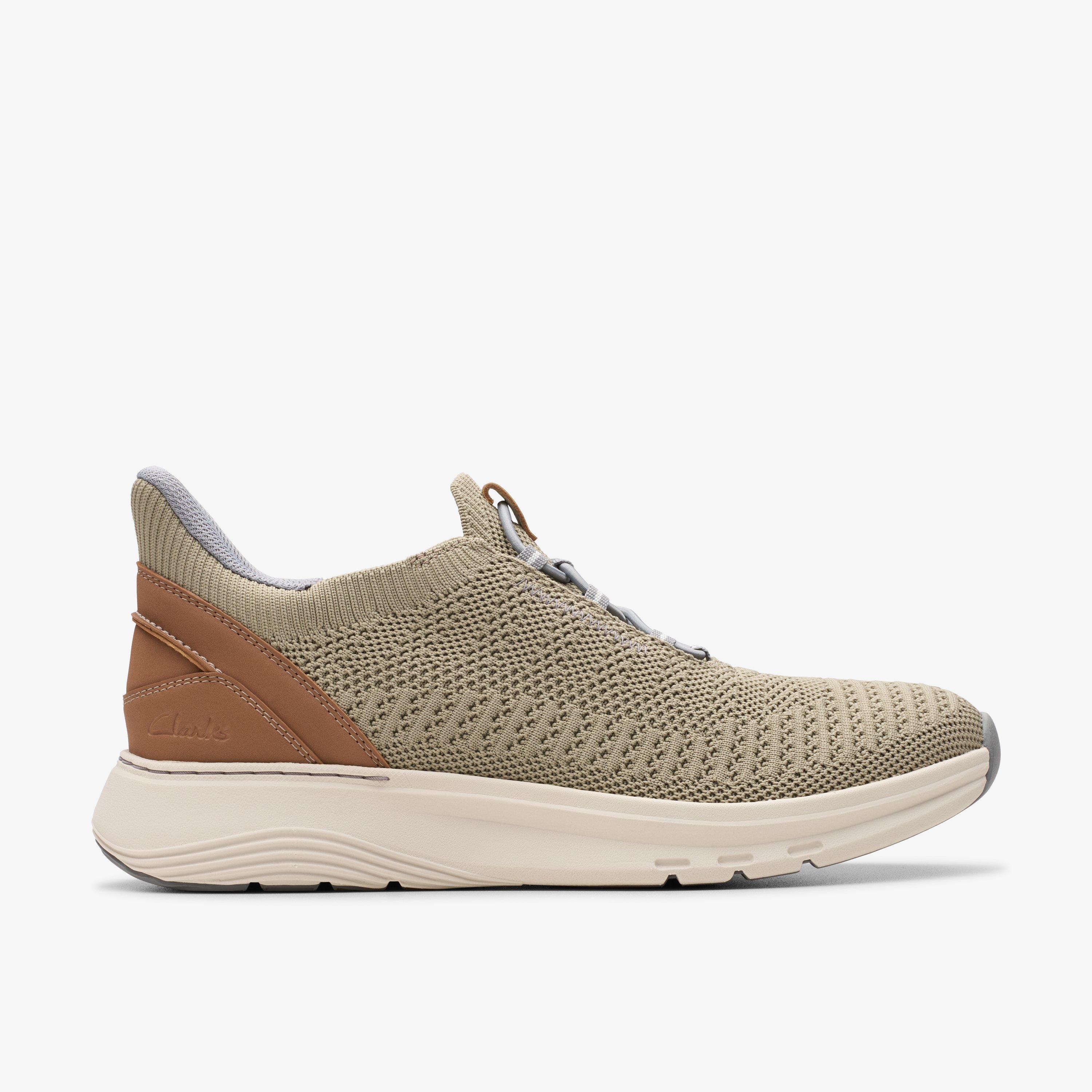 Motion Trek LO Sand Knit Trainers Lace Up Walking, view 1 of 6
