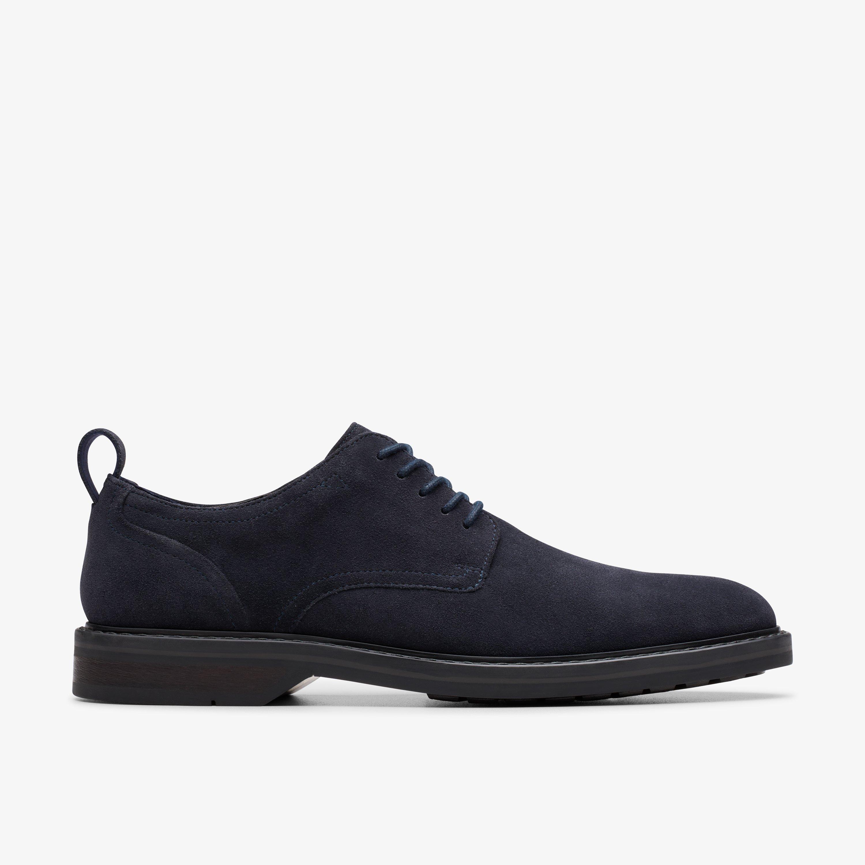 Chaussures Clarks Lifton Lace Homme - Cuir Noir - Semelle EVA Légère - Confort Rembourré