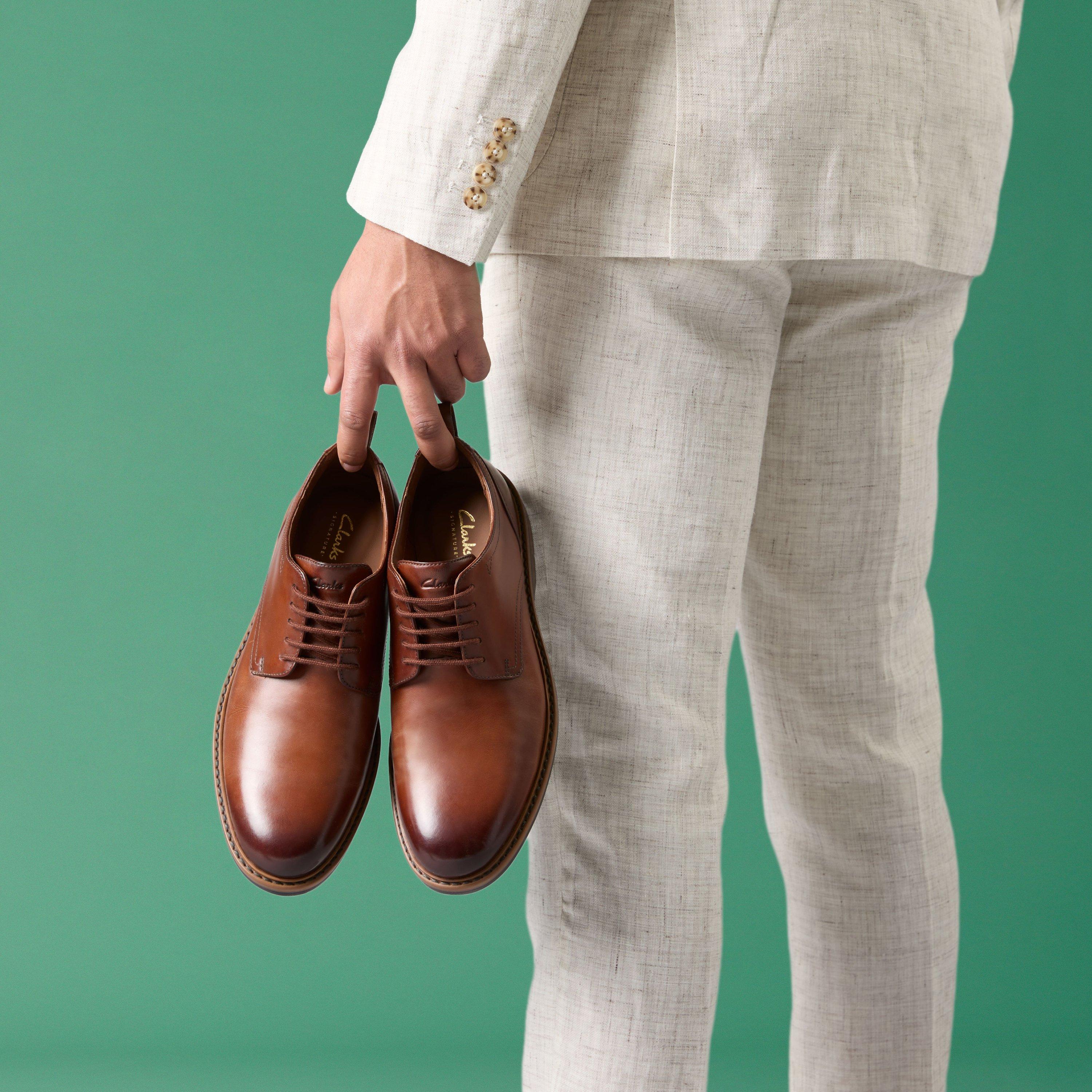 Aldwin Lace Tan Leather