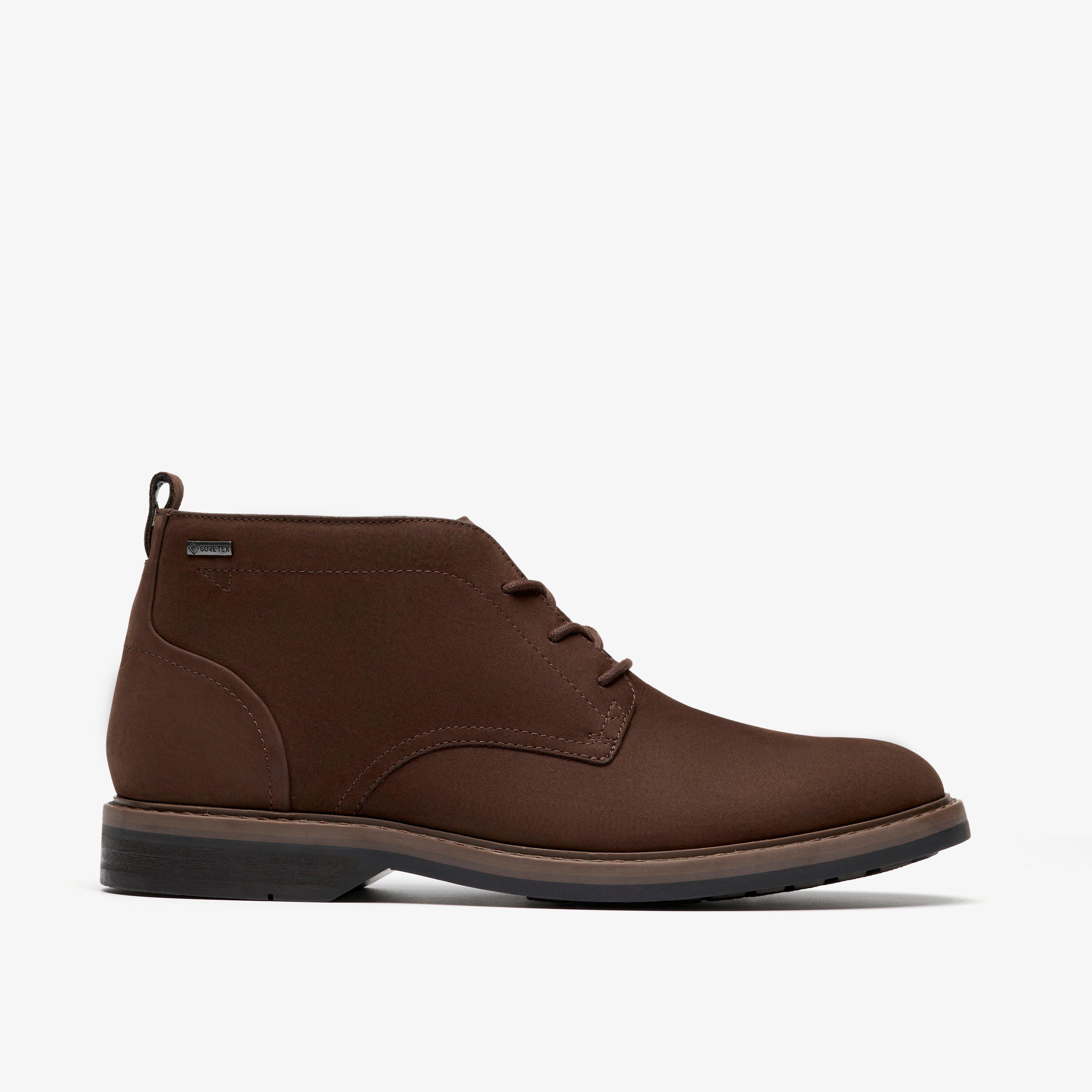 Aldwin Mid GORE-TEX Brown Nubuck Ankle Boots, view 1 of 6