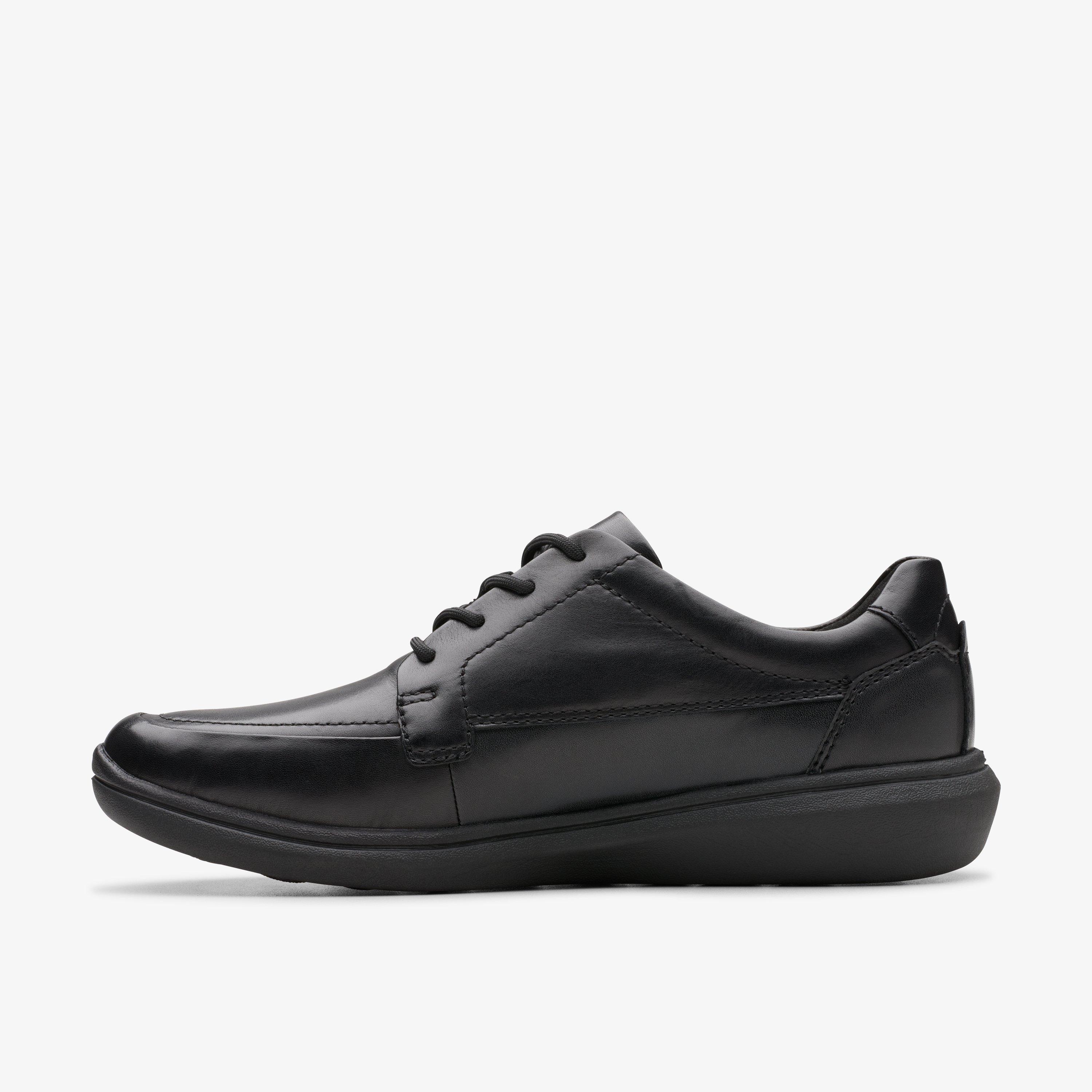 Watchet Lace Black Leather Lace Up, view 2 of 6