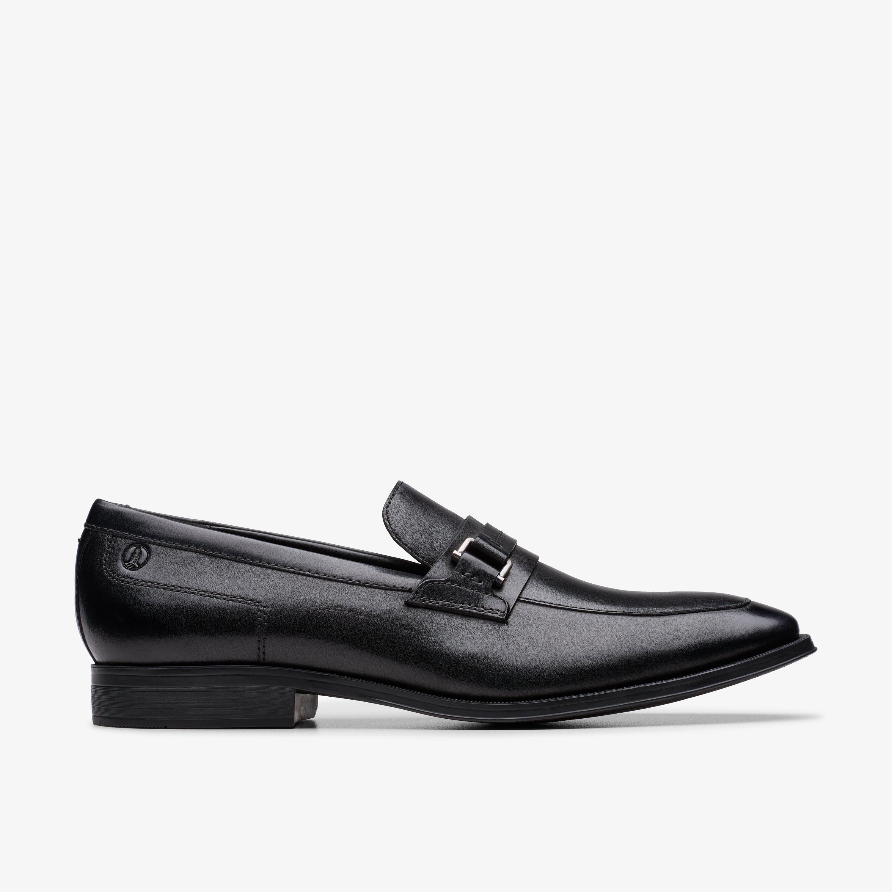 Clarks Paulton Lo Black Leather size 12