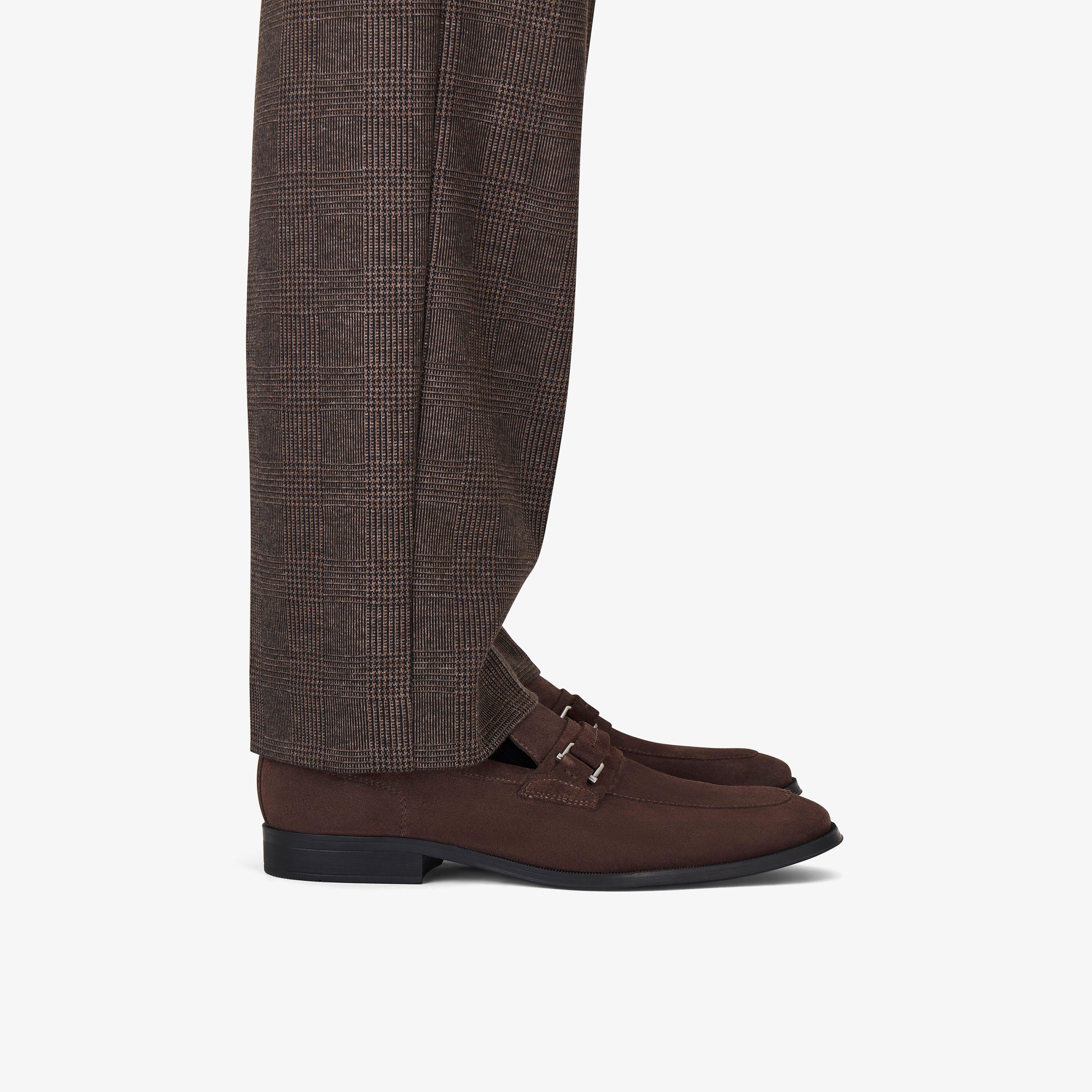 Paulton Lo Dark Brown Suede