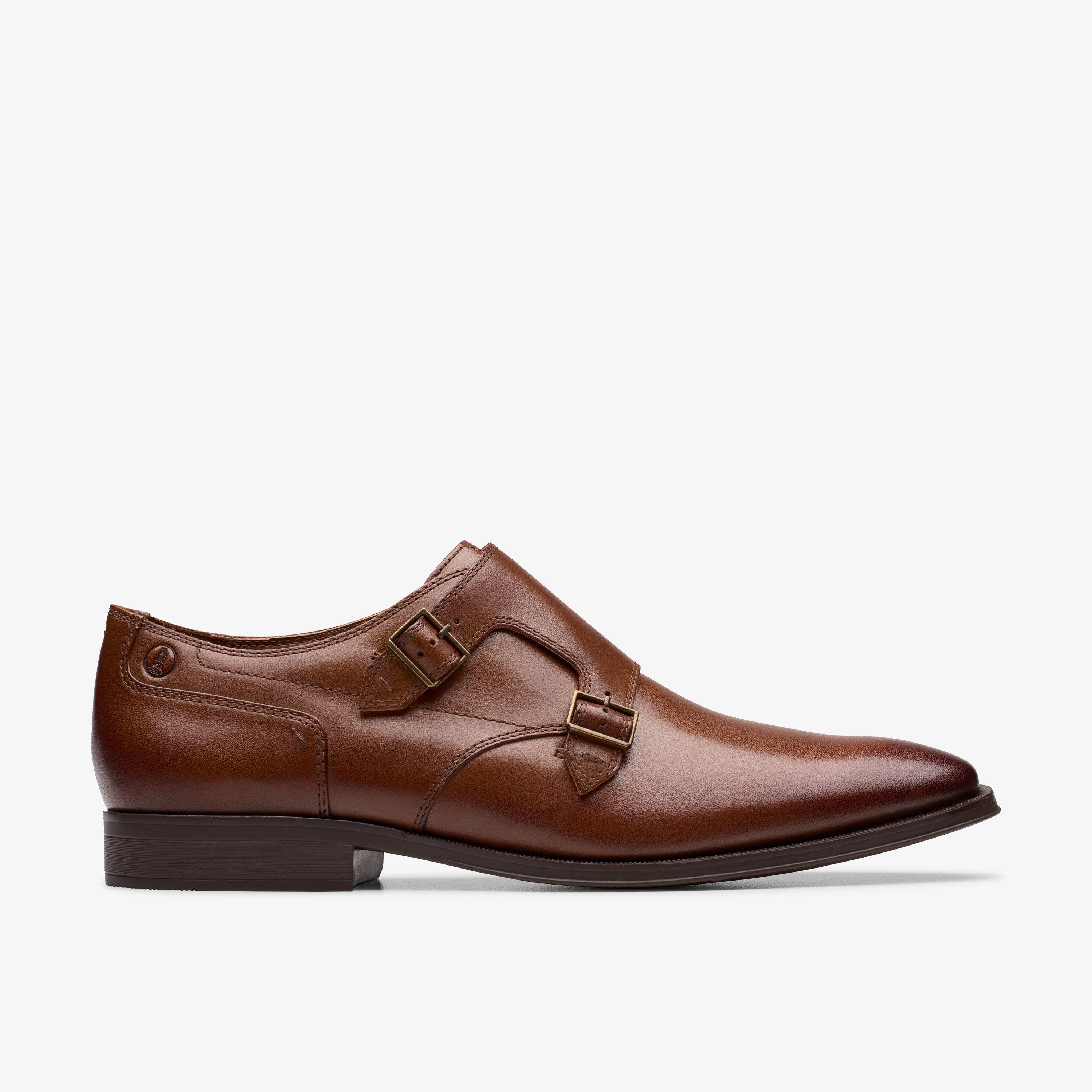 Clarks Paulton Monk Tan Leather size 12