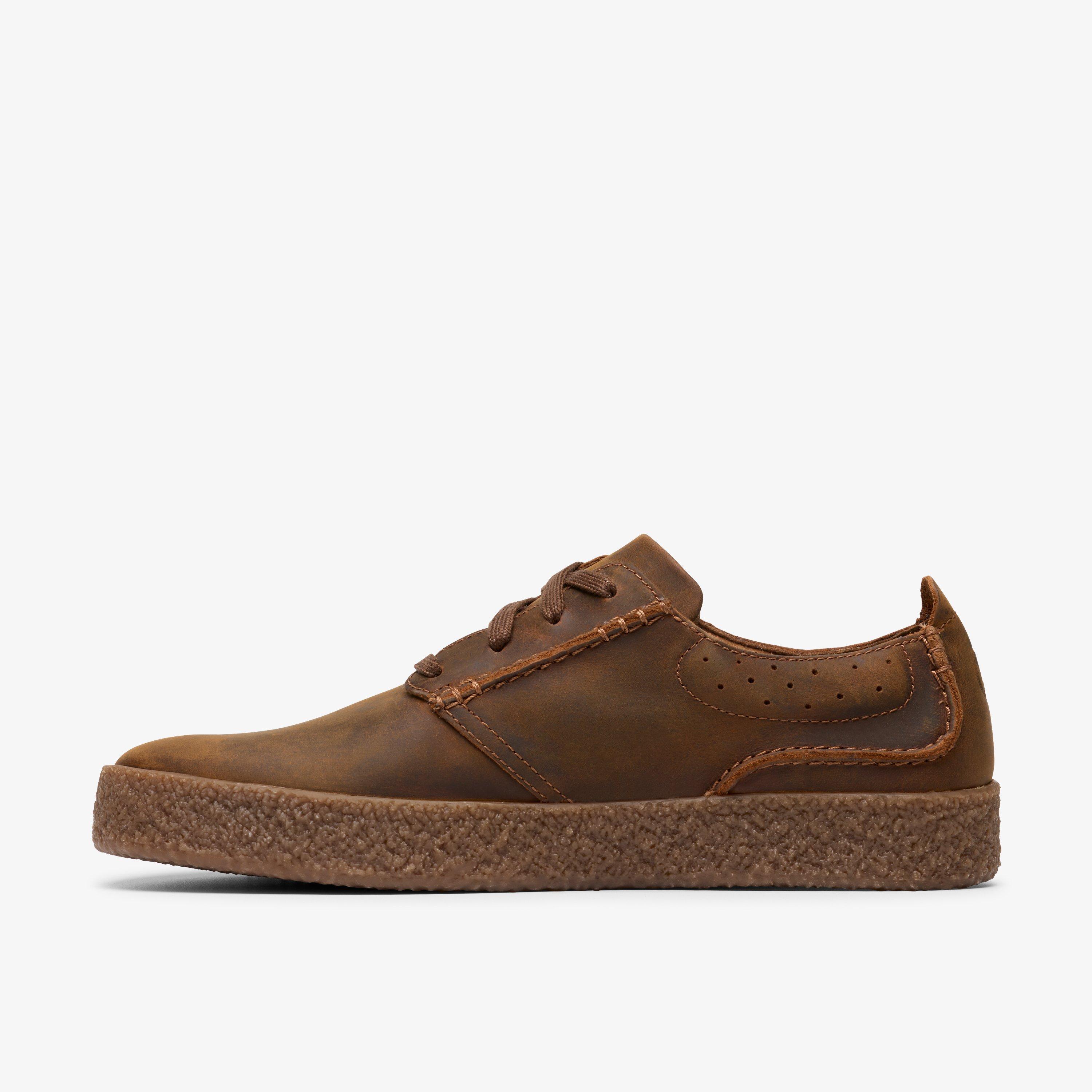 Scarpe da ginnastica stringate da uomo Streethill Lace in pelle di cera ...