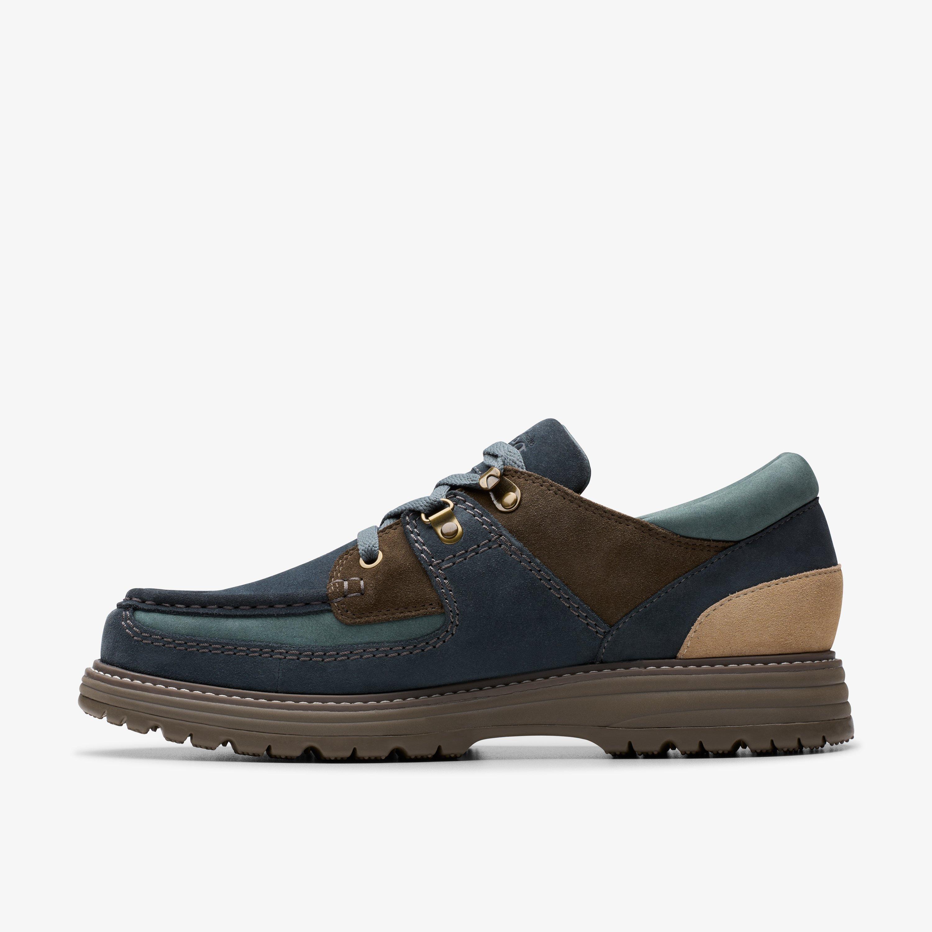 Sunderland Donkerblauwgroen combinatie Bootschoenen, view 2 of 7