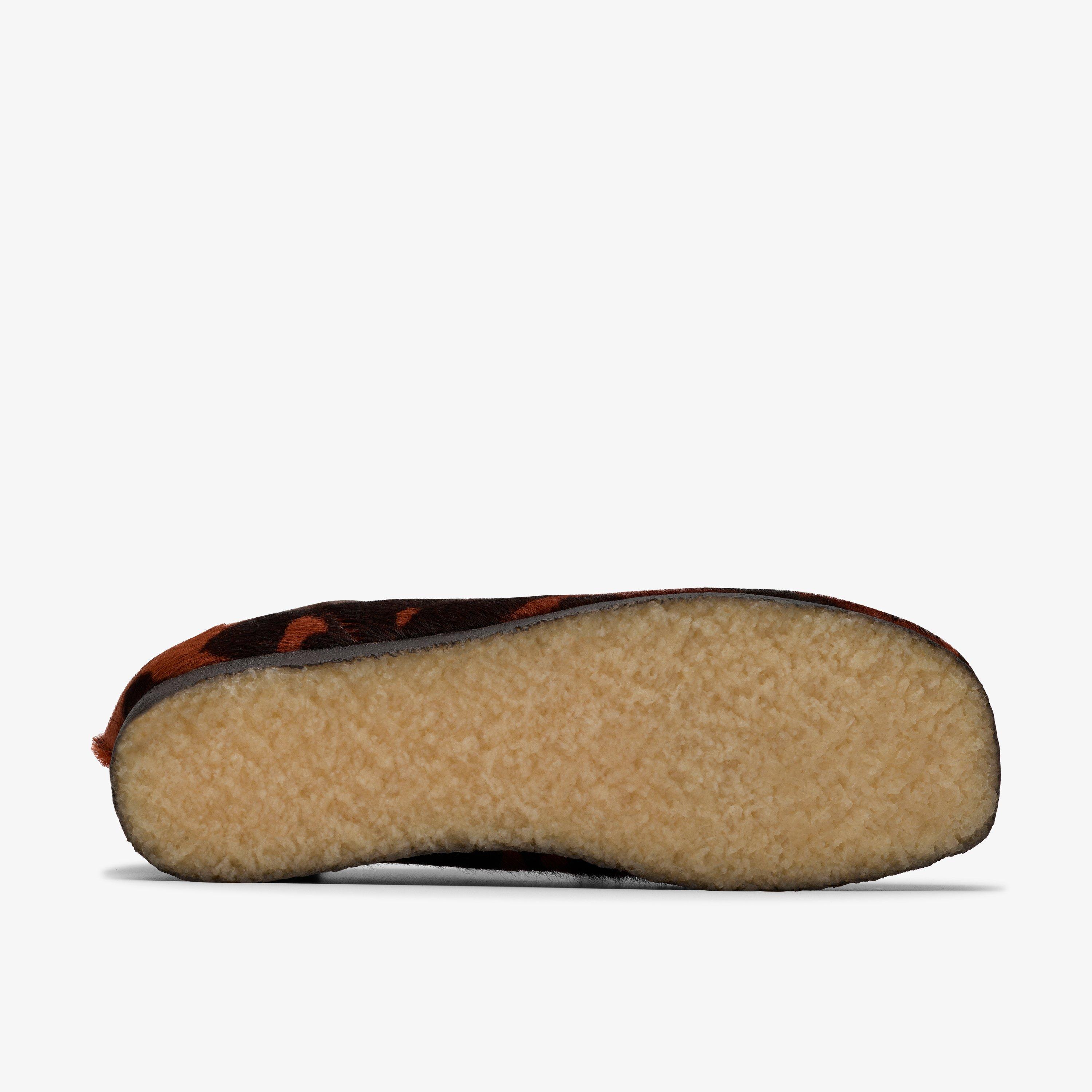 Wallabee Brown Cow Print Wallabee Lace Up, view 4 of 8