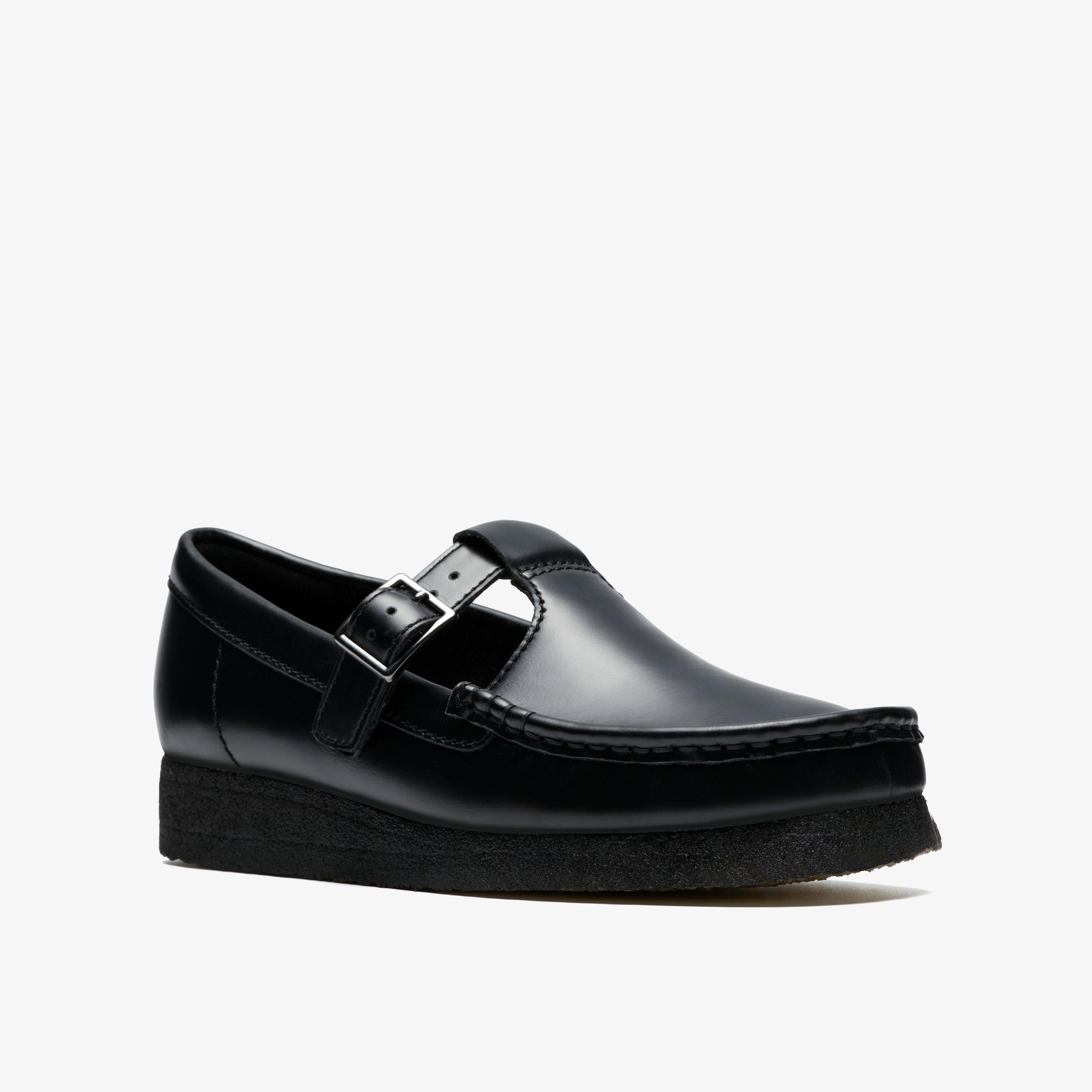 Wallabee T-Bar — Black
