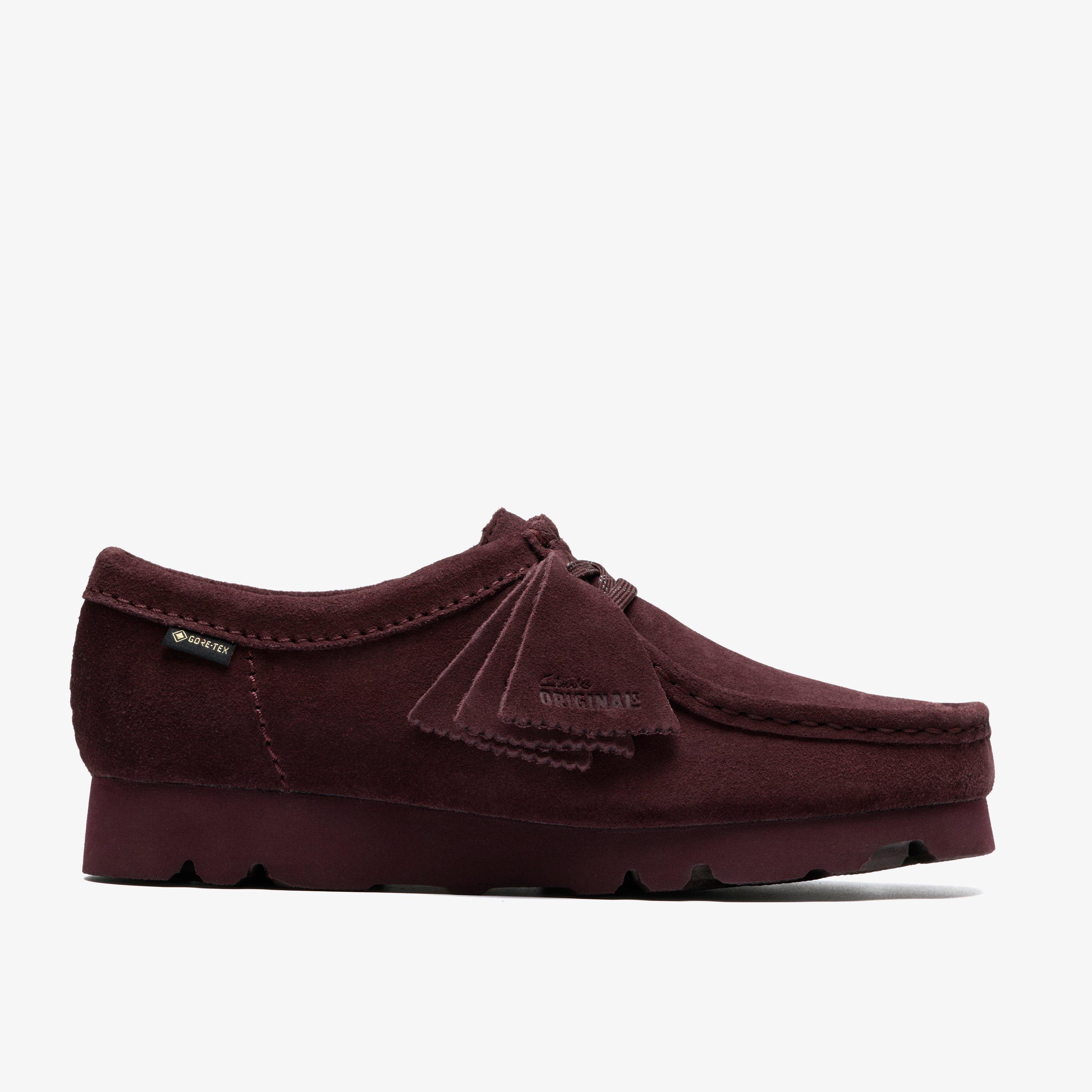 Clarks Wallabee Gore-tex In Purple