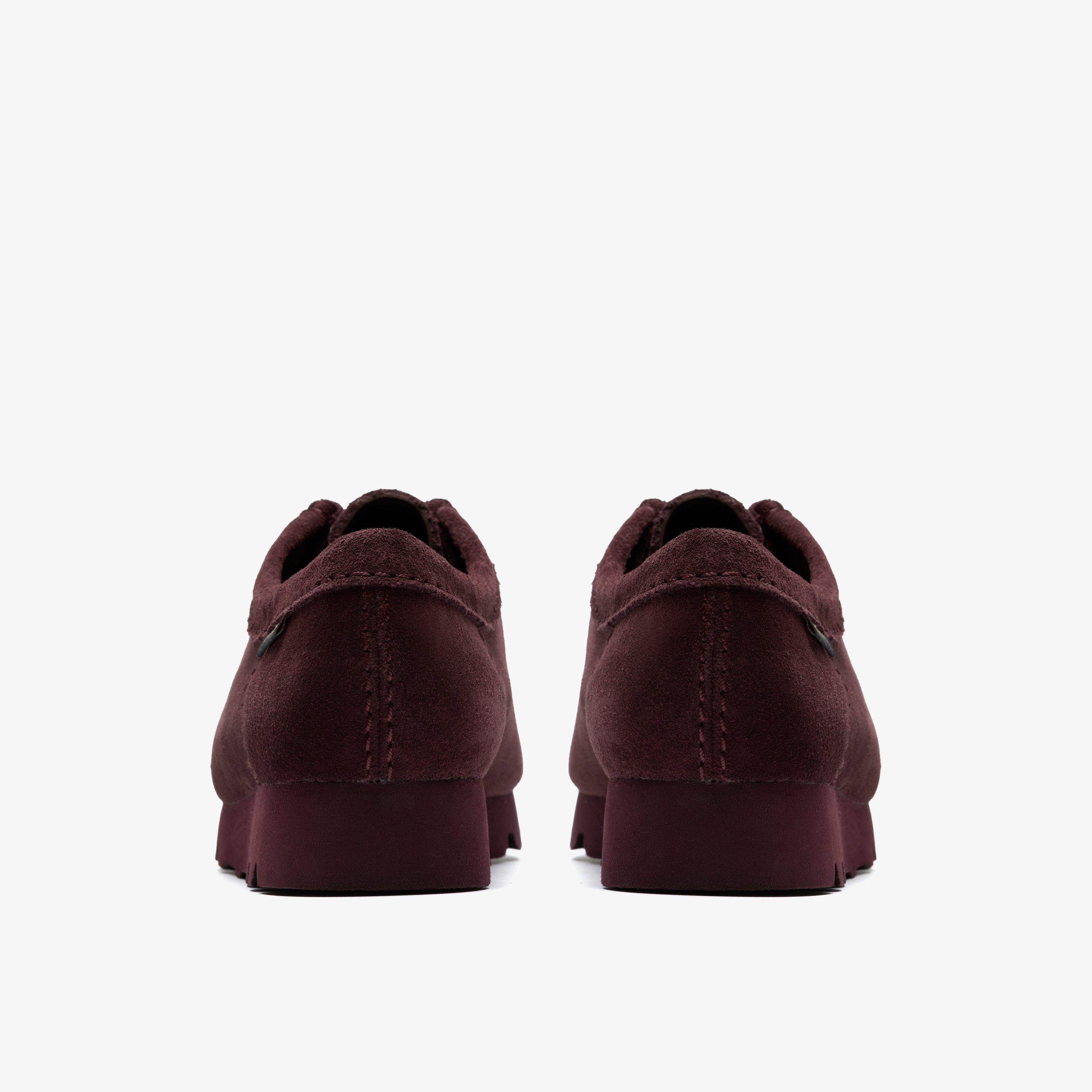 Womens Wallabee GORE-TEX Purple Grape Suede Wallabee Lace Up Shoes