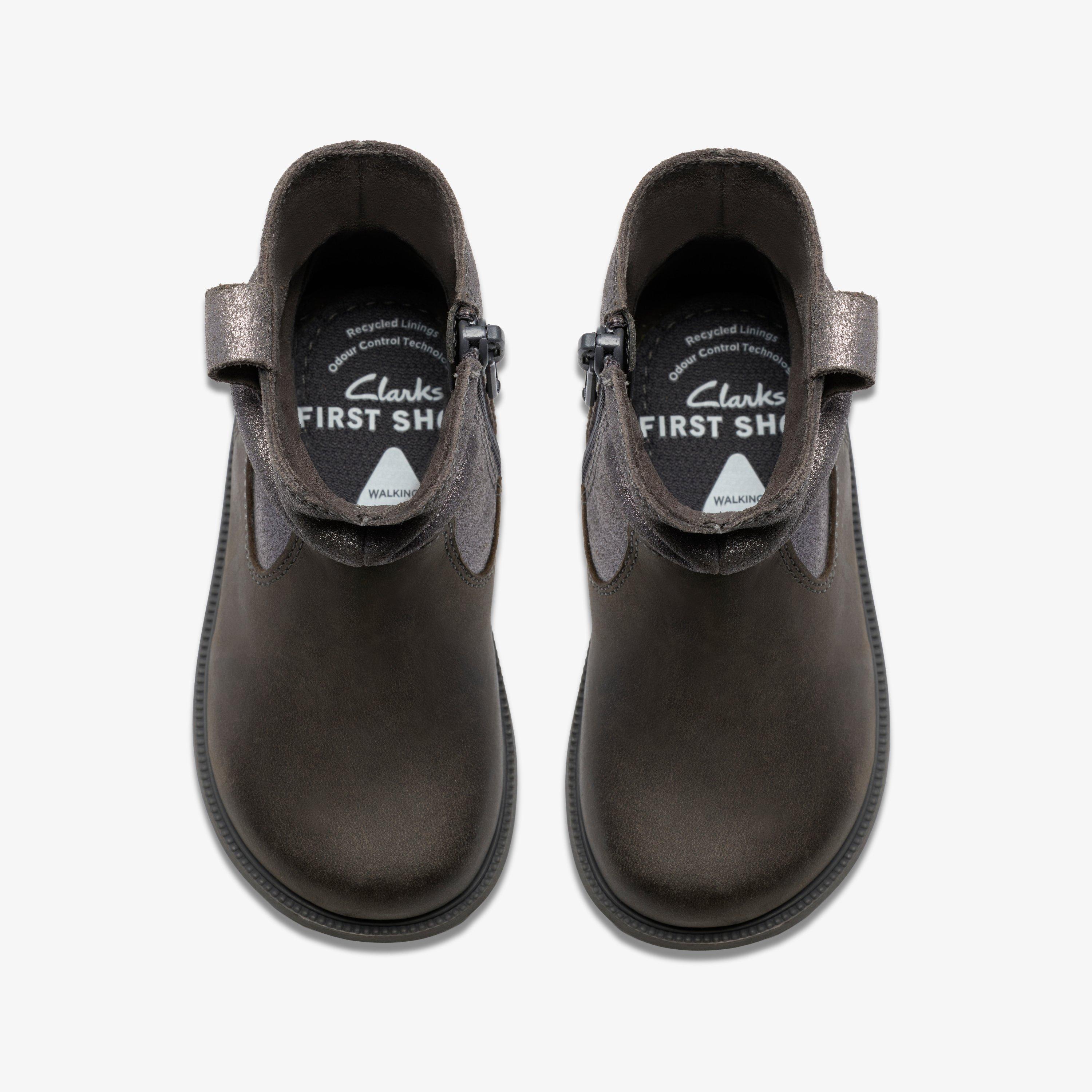 Oaklyn Top T. Pewter Suede