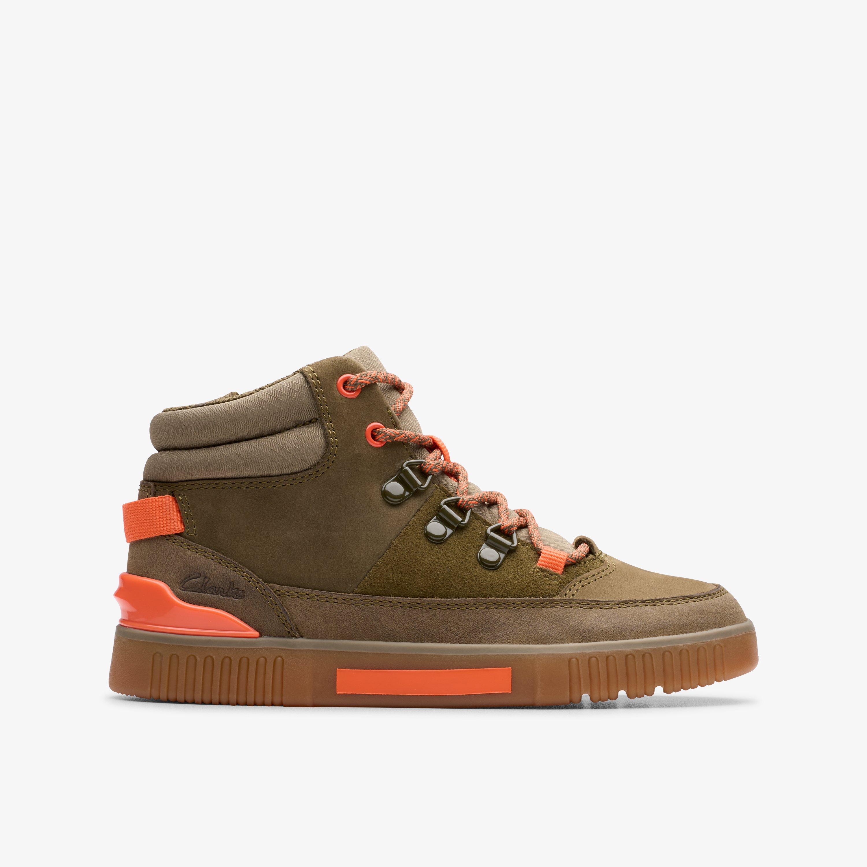 Oslo Trail Kid Khaki Ankle Boots Trainers High Tops, view 1 of 6