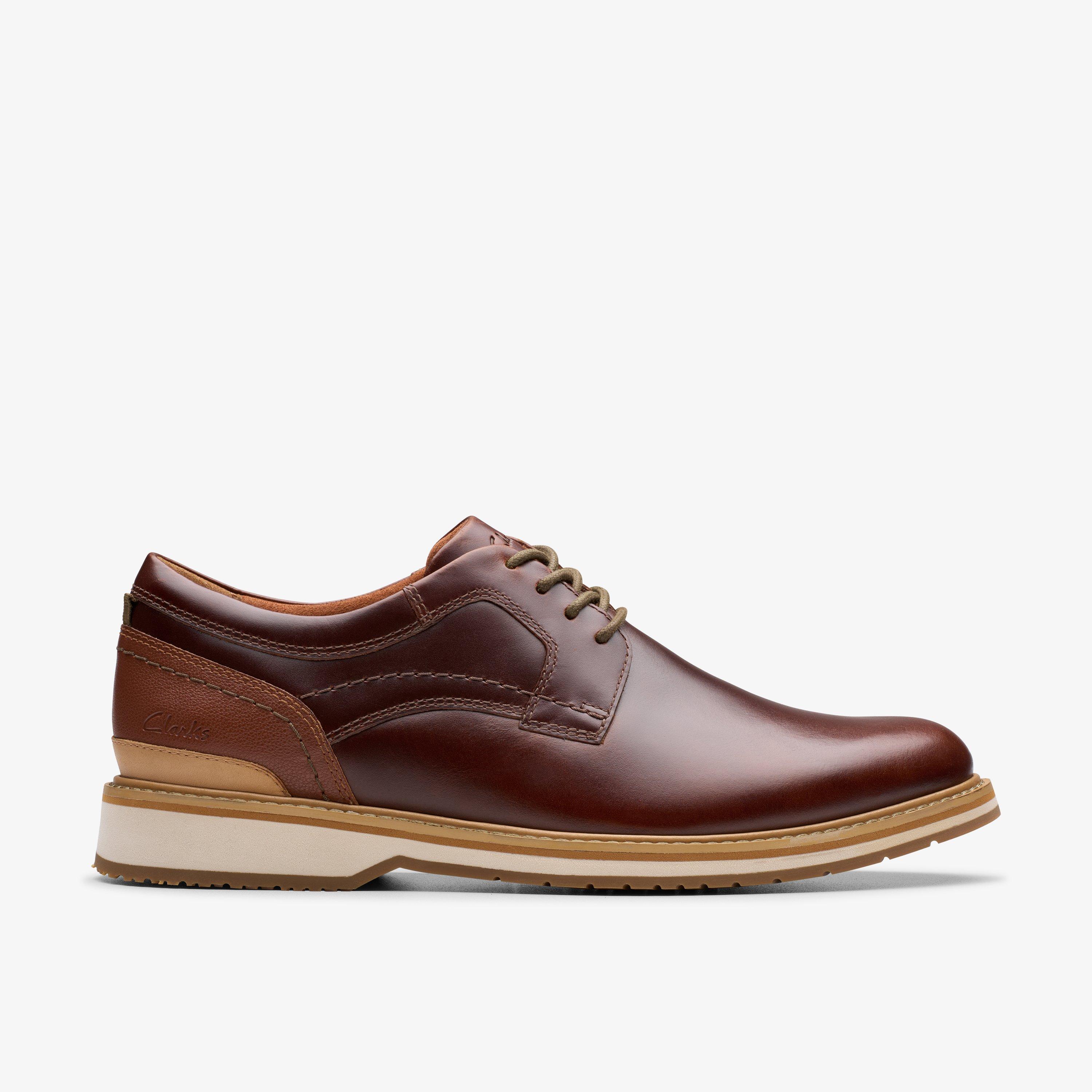 Monahan Plain Mahogany Combination Oxfords, view 1 of 8