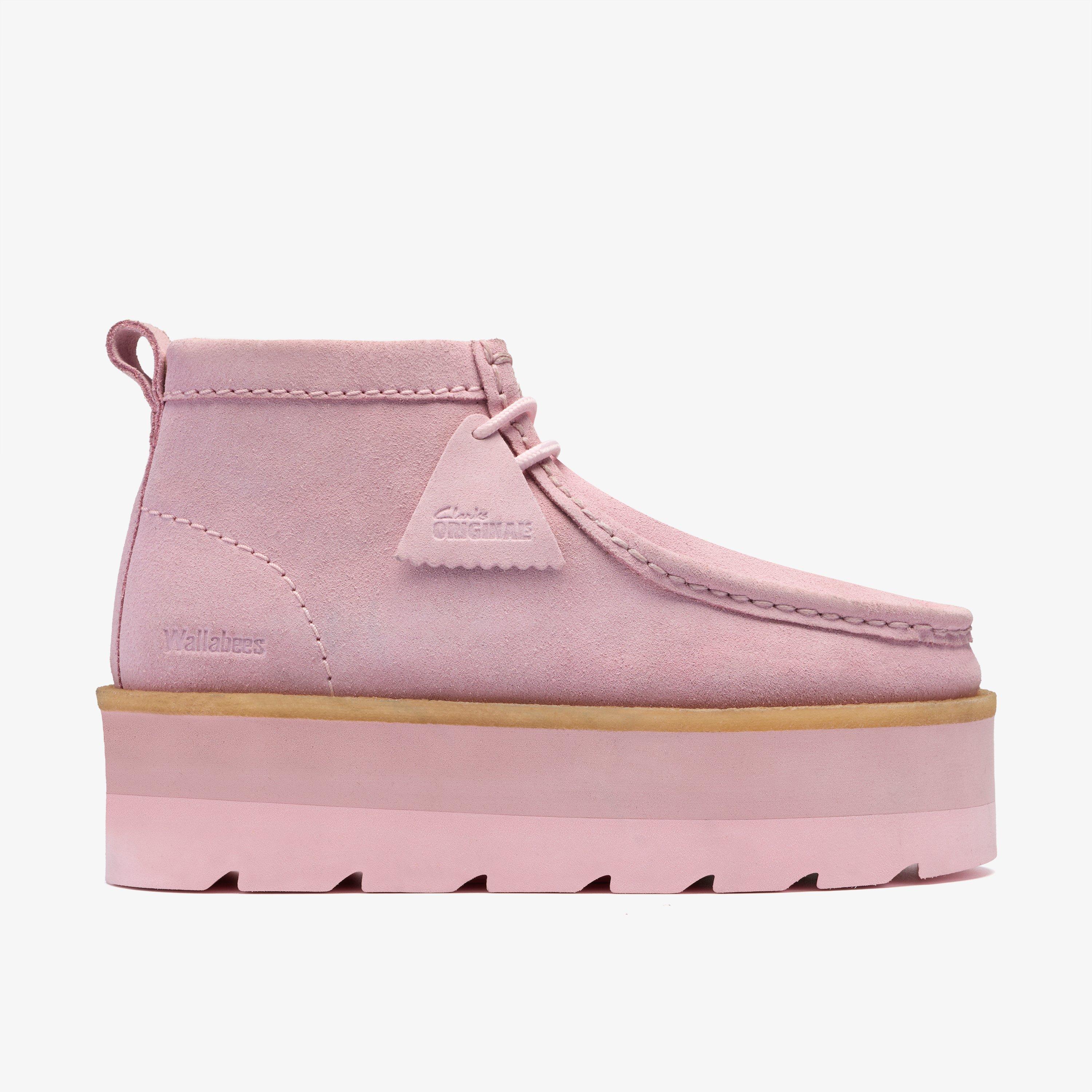 Meare WB ELVTD Light Pink Suede Wallabees, view 1 of 8