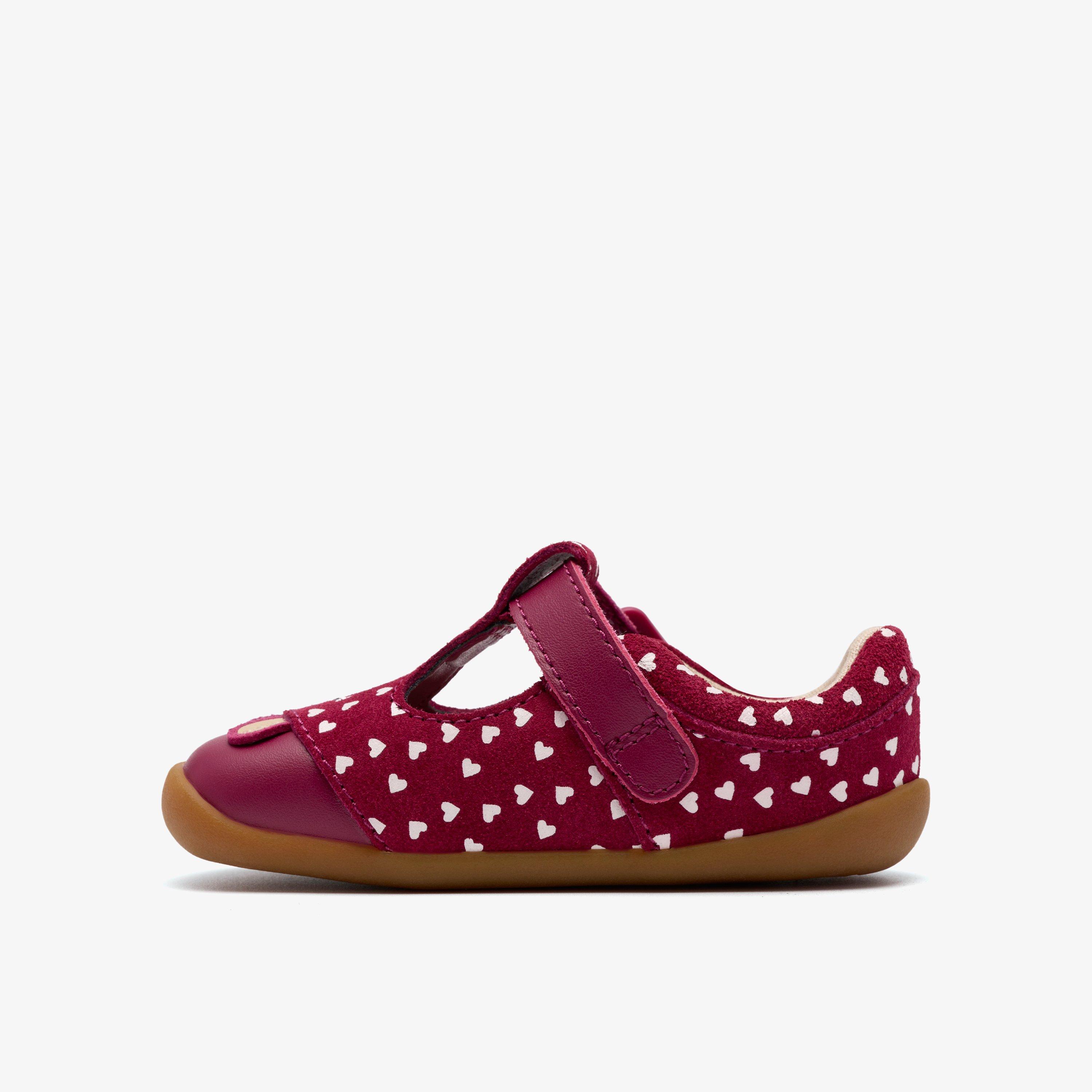 Roamer Halo Toddler Berry Pre Walker T Bar Shoes, view 2 of 6