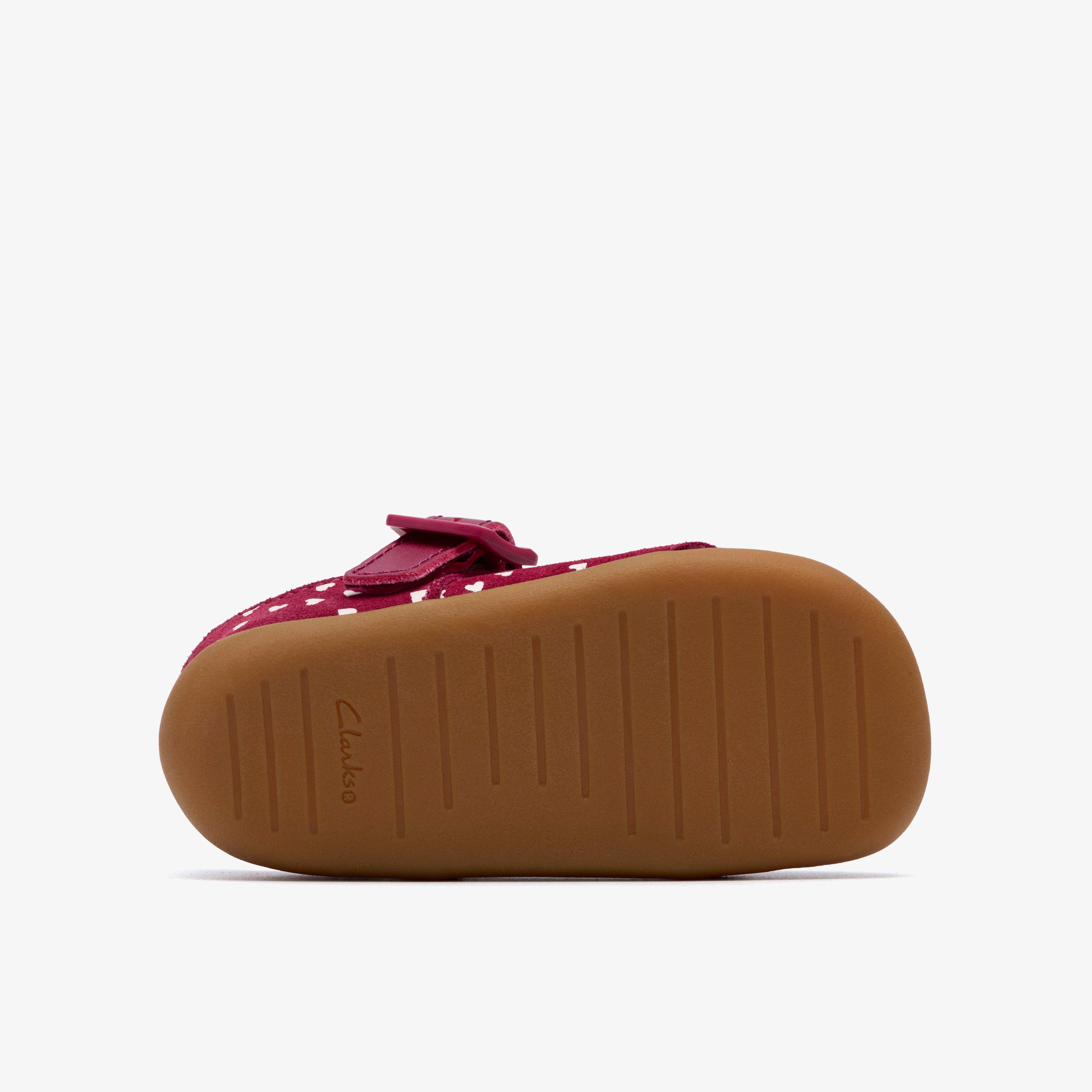 Roamer Halo Toddler Berry Pre Walker T Bar Shoes, view 3 of 6