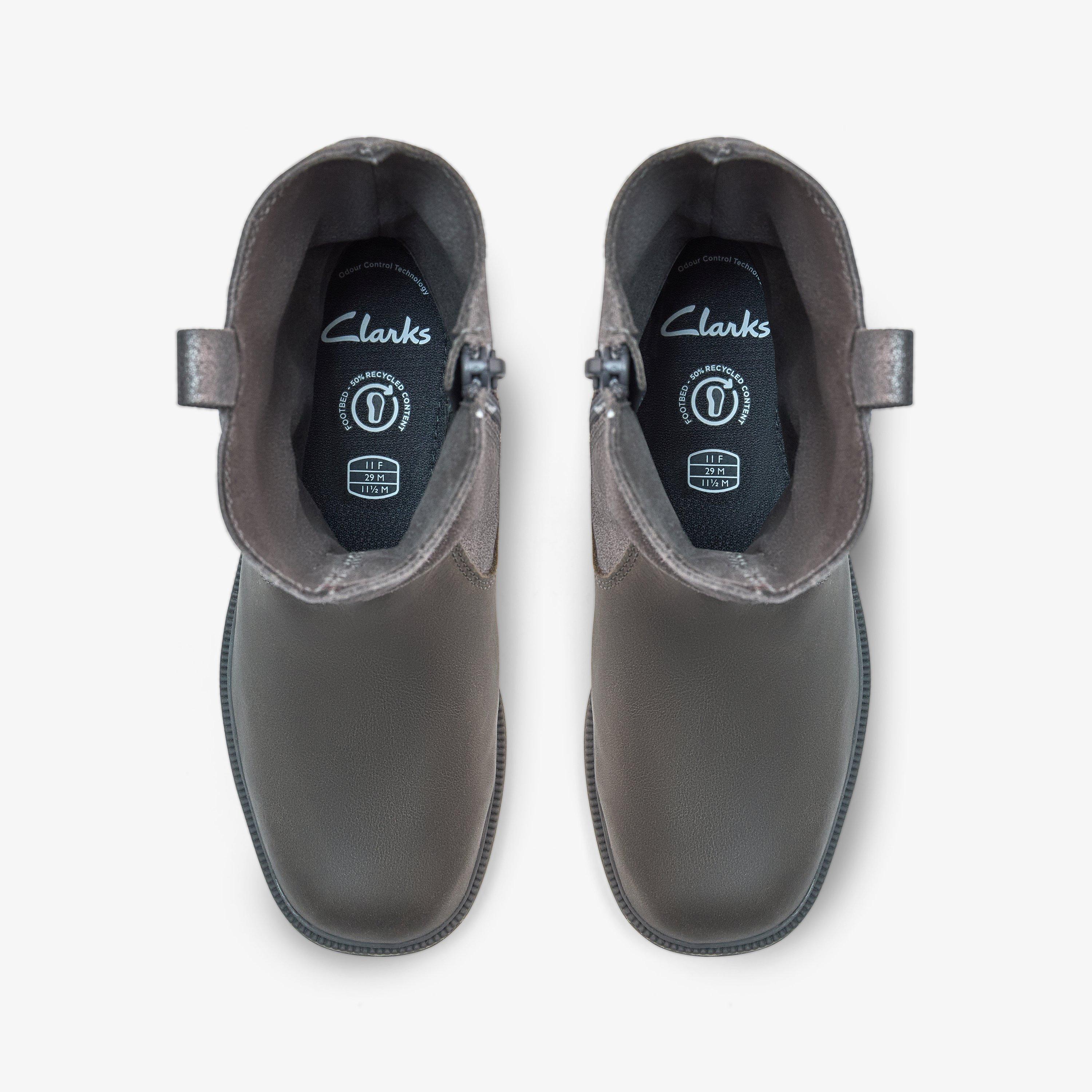 Oaklyn Top K. Pewter Suede