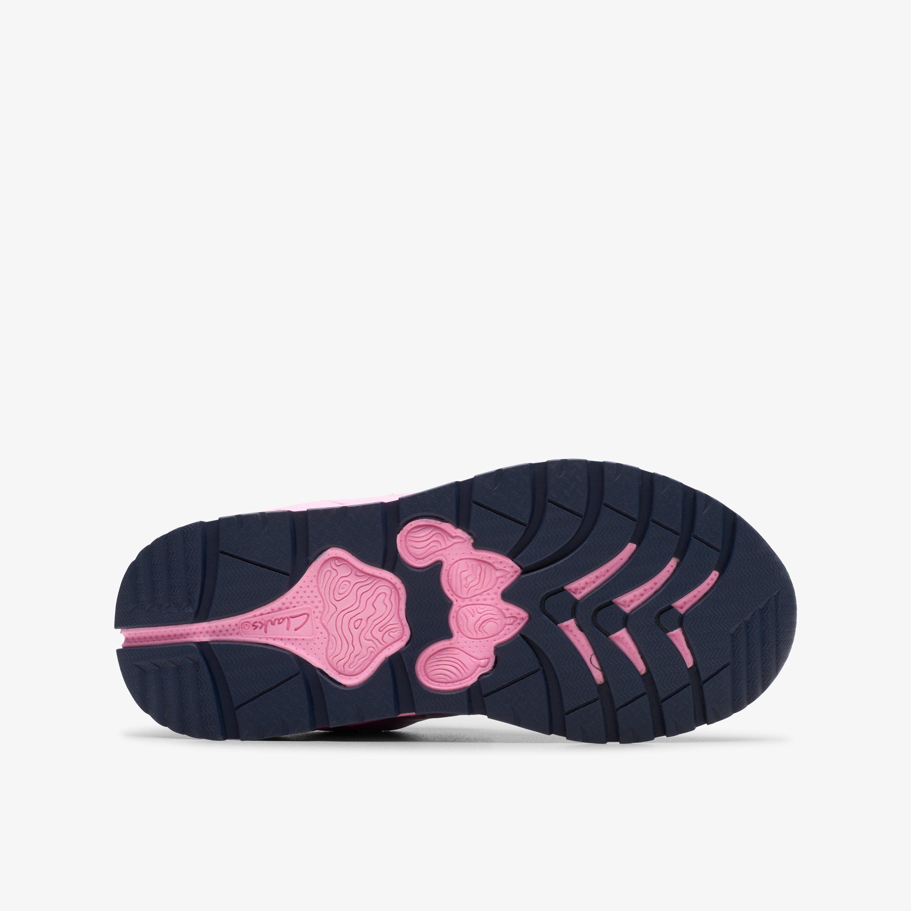 Selva Hero Kid Lilac Combination Trainers Riptape, view 3 of 6