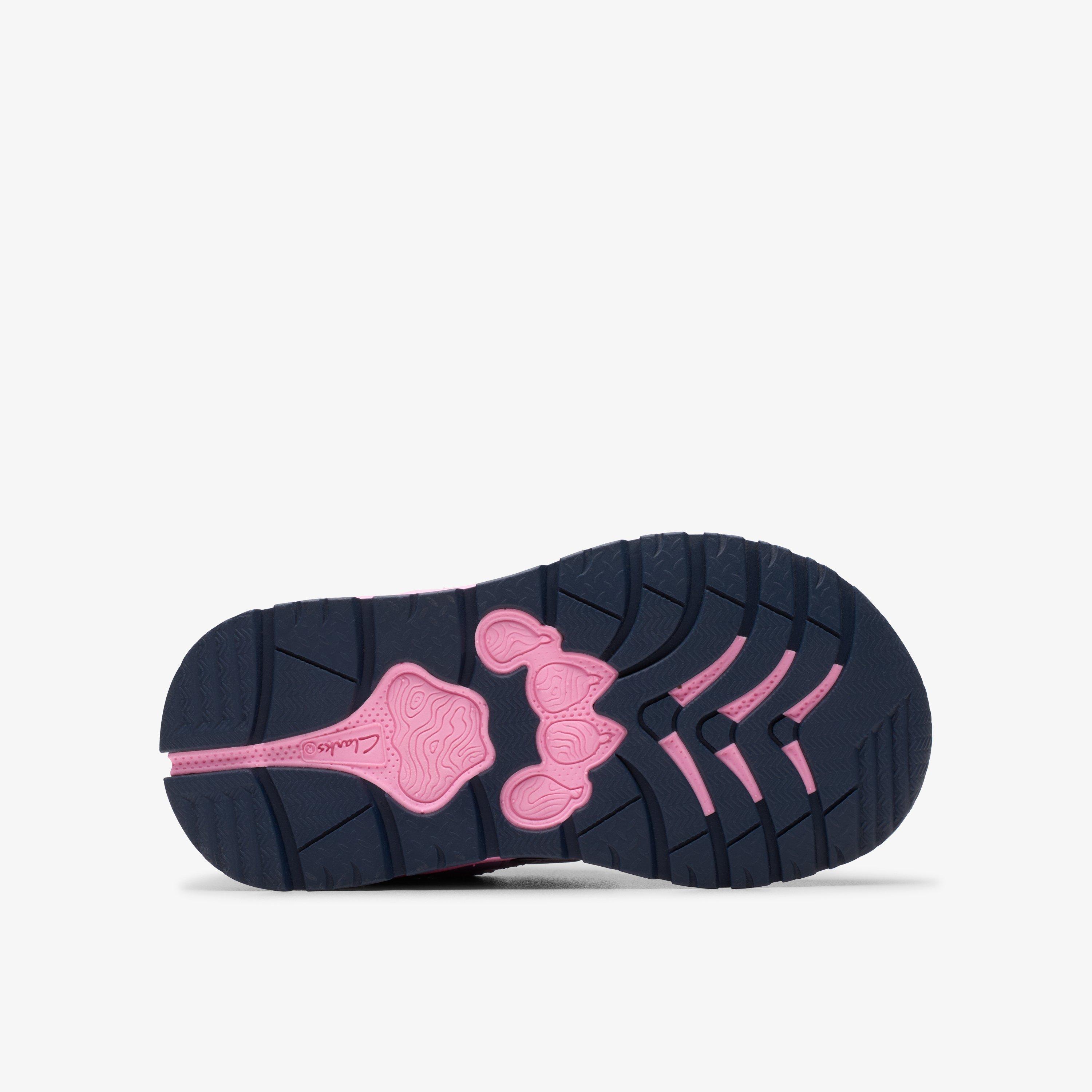 Selva Hero Toddler Lilac Combination Trainers Riptape, view 3 of 6
