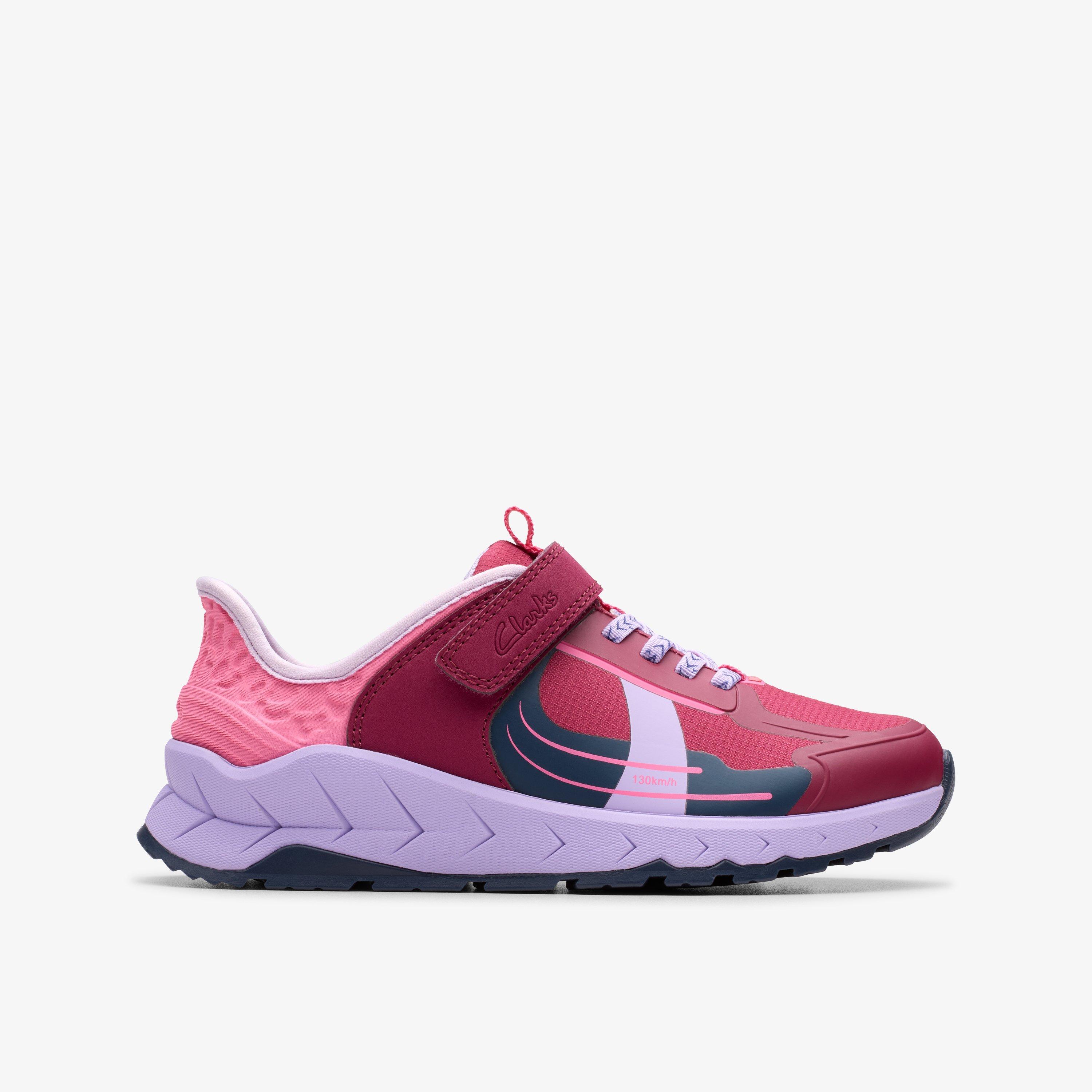 Selva Lane Kid Berry Combination Trainers Riptape, view 1 of 6