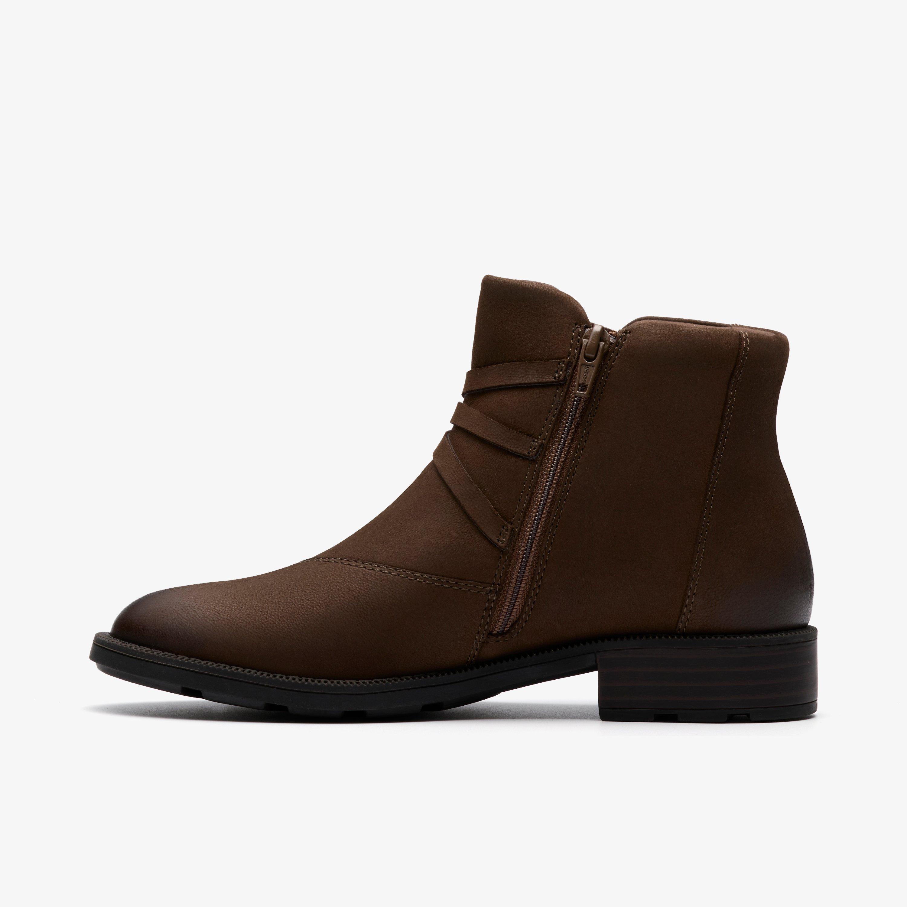 Adalynn Faye Mushroom Nubuck Ankle Boots, view 2 of 6