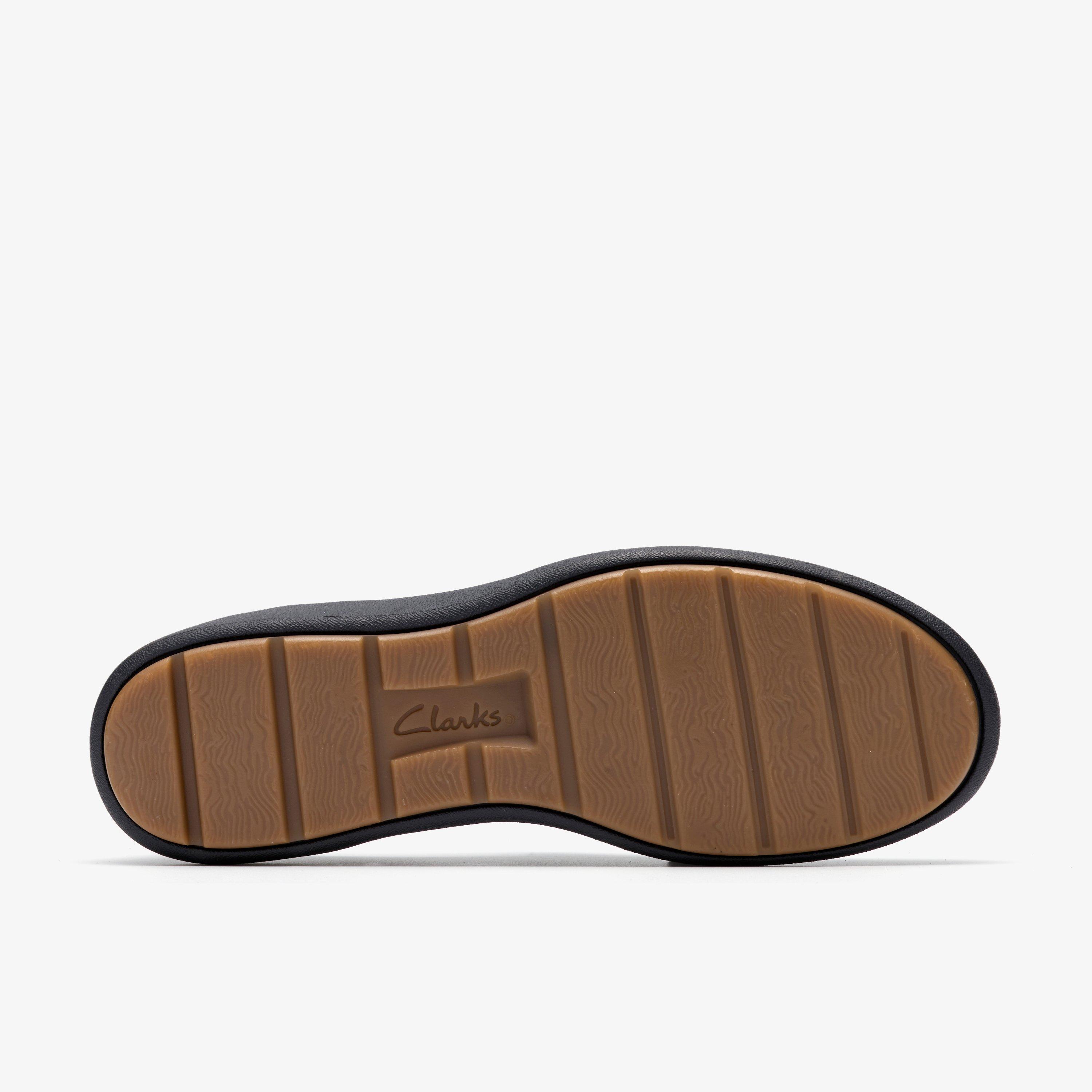 Bryianne Ashly Black Leather Slip Ons, view 3 of 6