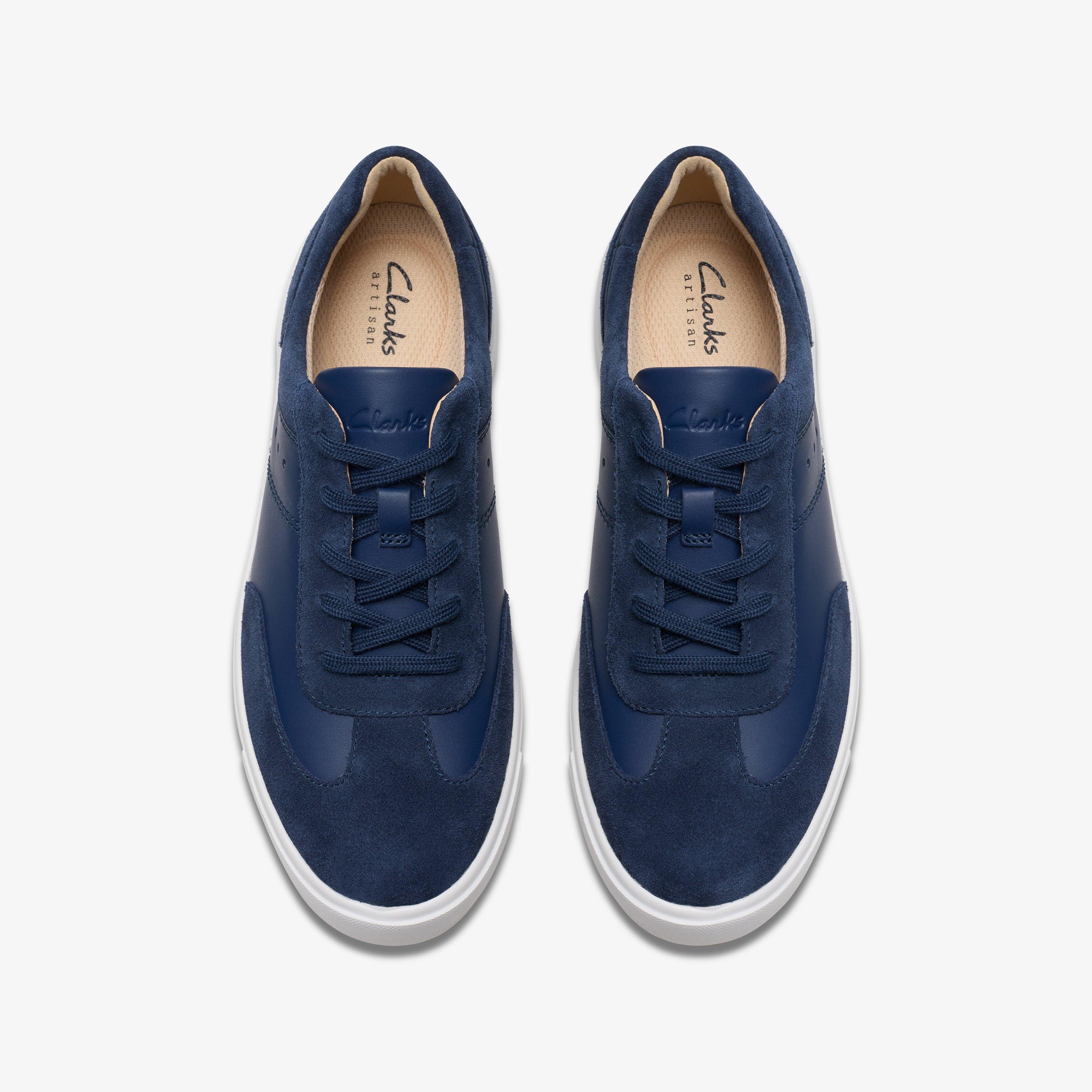 Makea Court Navy Leather