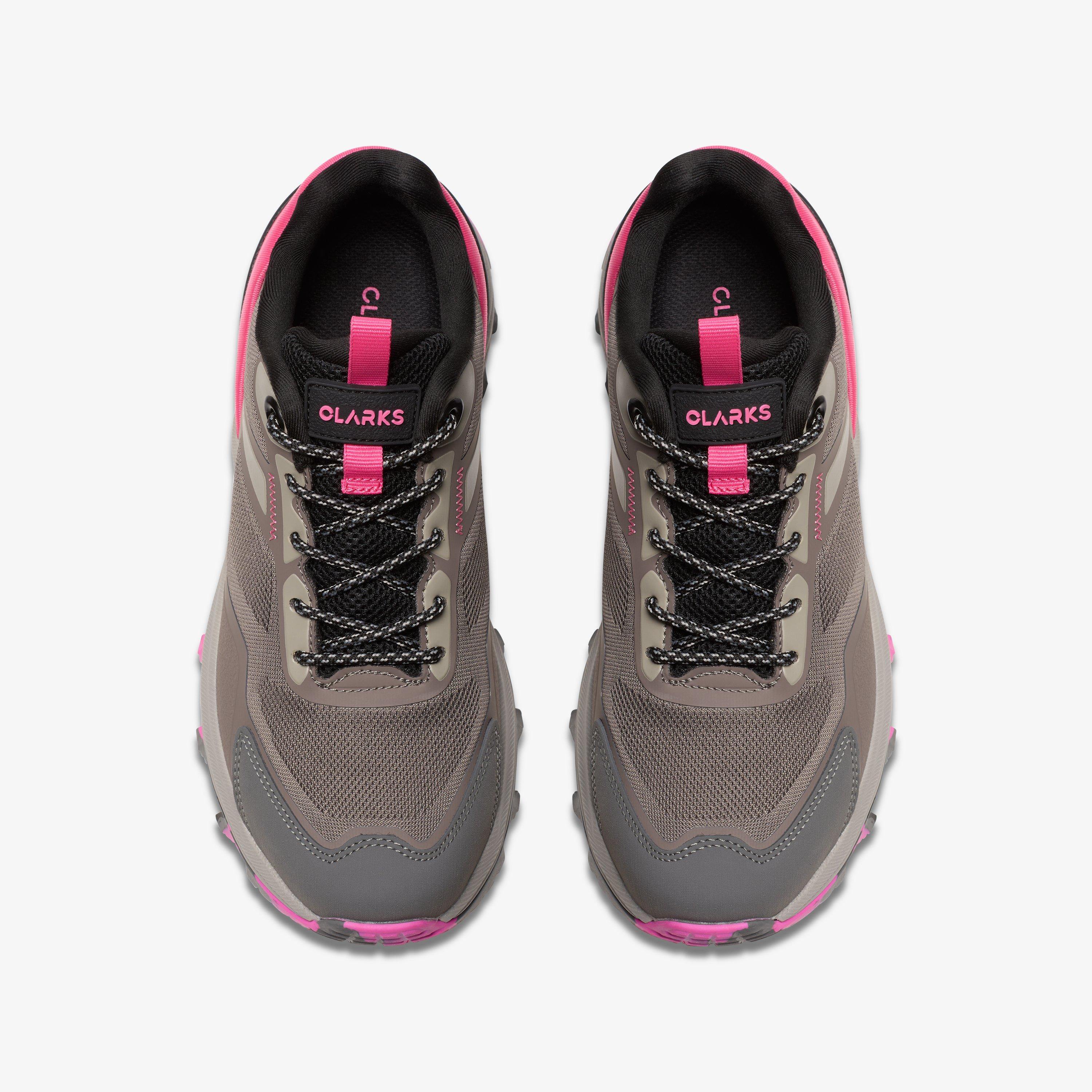 Laila Trail Grey Combination Trainers Walking, view 6 of 6
