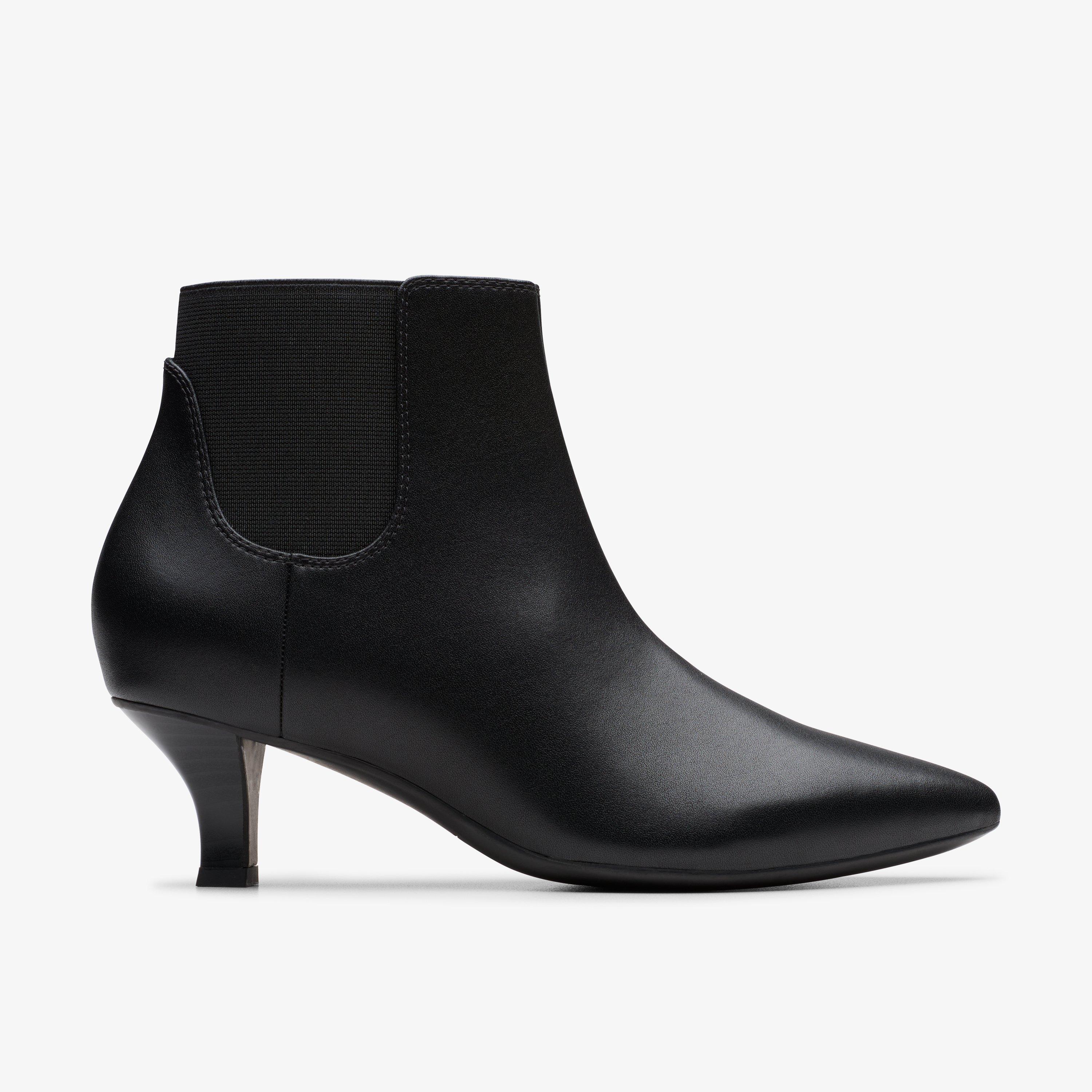 Clarks Kepley Erin Leather Boot In Black
