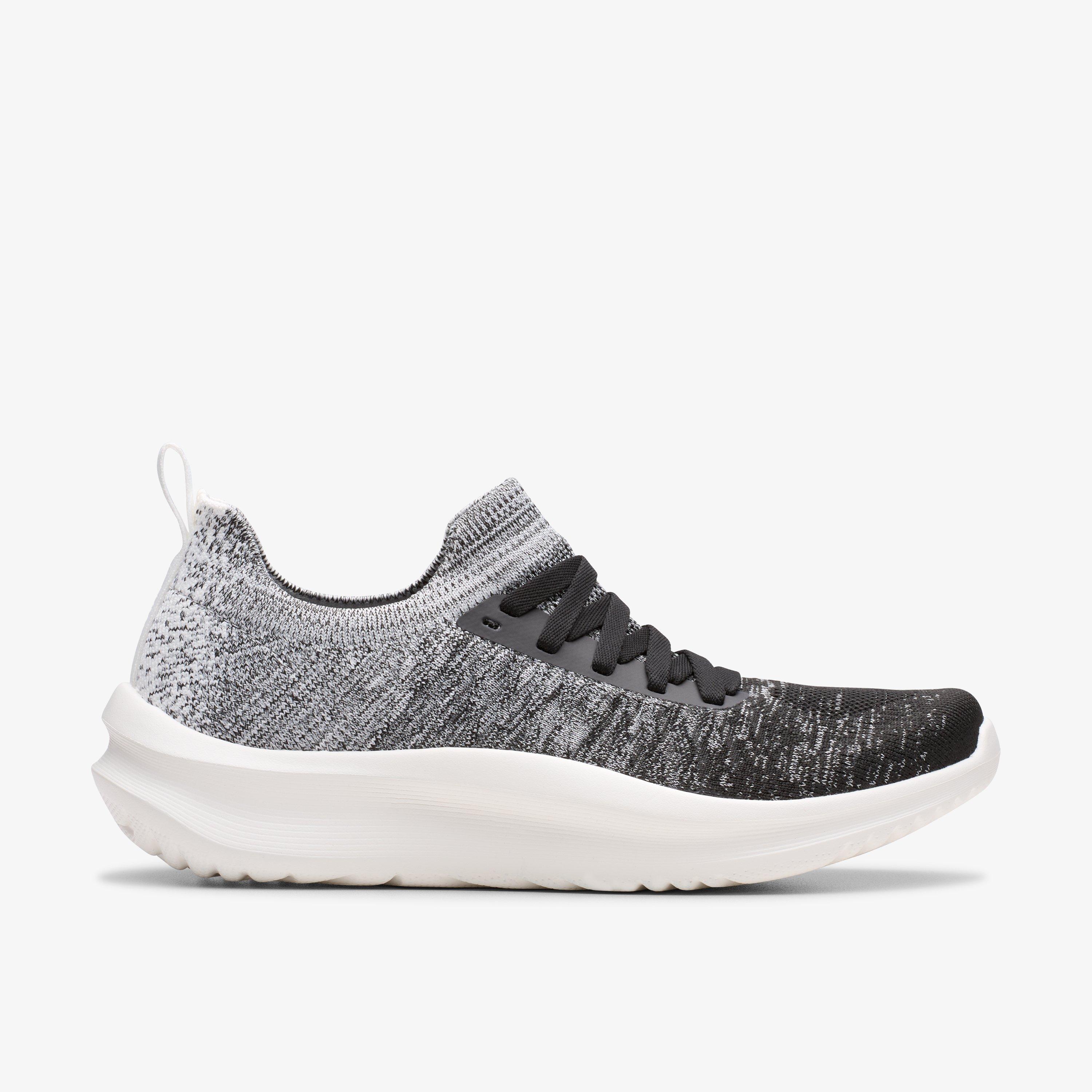 Solevana Lace Black Combination Sneakers Slip-Ons Walking, view 1 of 10