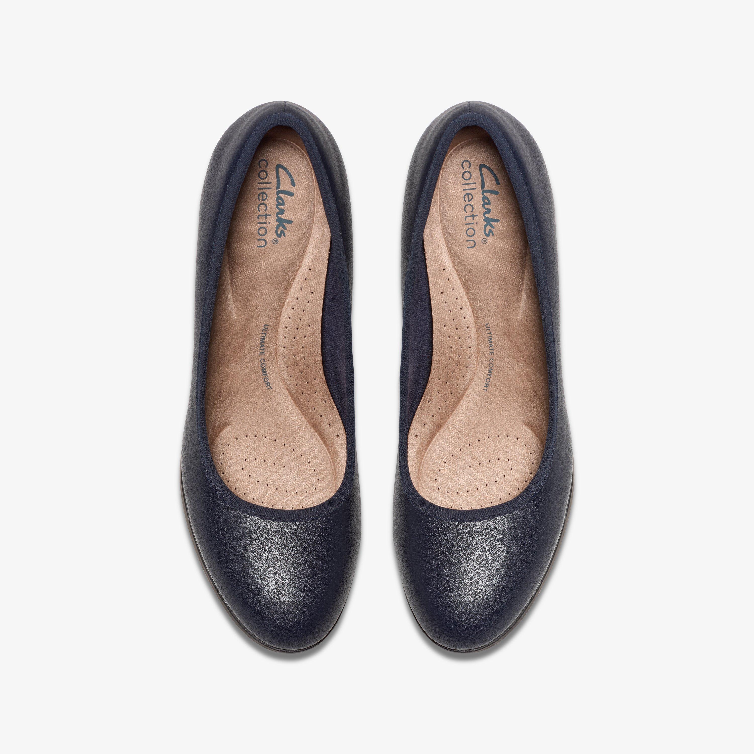 Escarpins Talons Hauts Charles By Charles David - Cuir Bleu, Taille 7 US (B/M) - Occasion Bon état