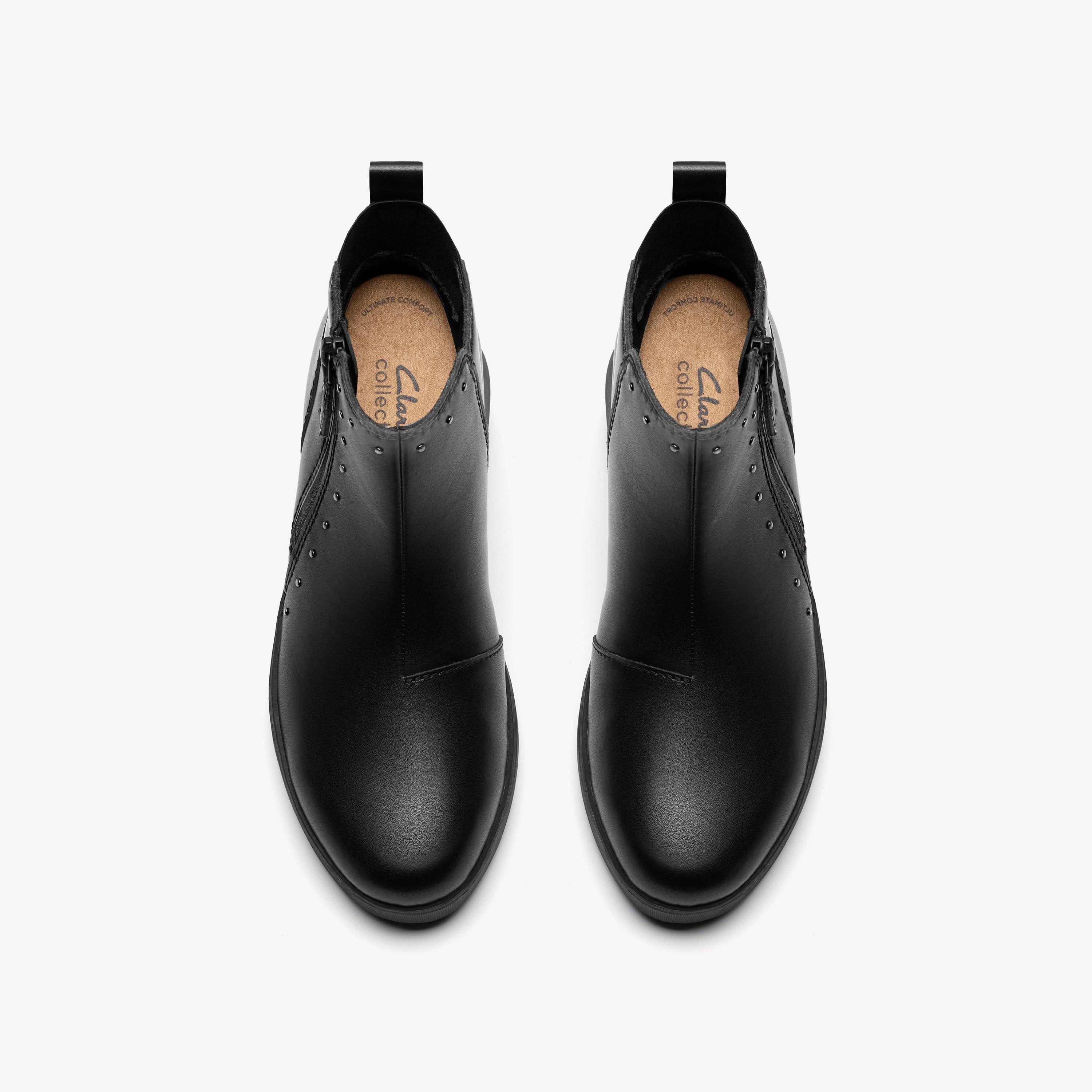 Zylah Willow Black Leather