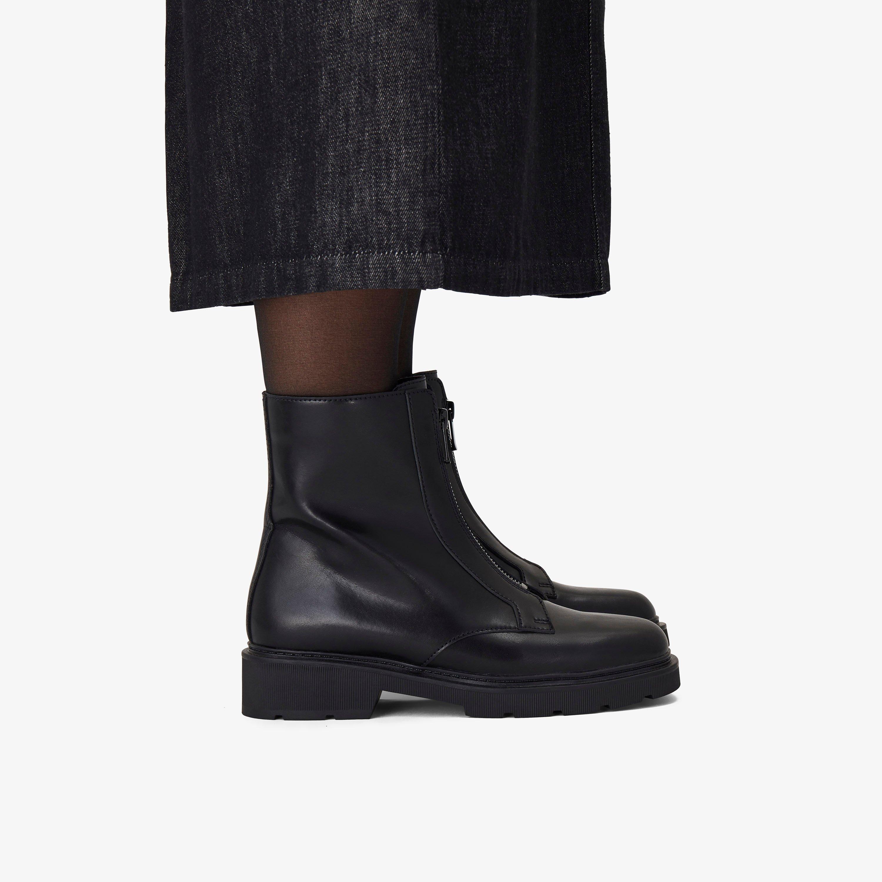 Dames Lauryl Step Zwarte Suède Schoenen