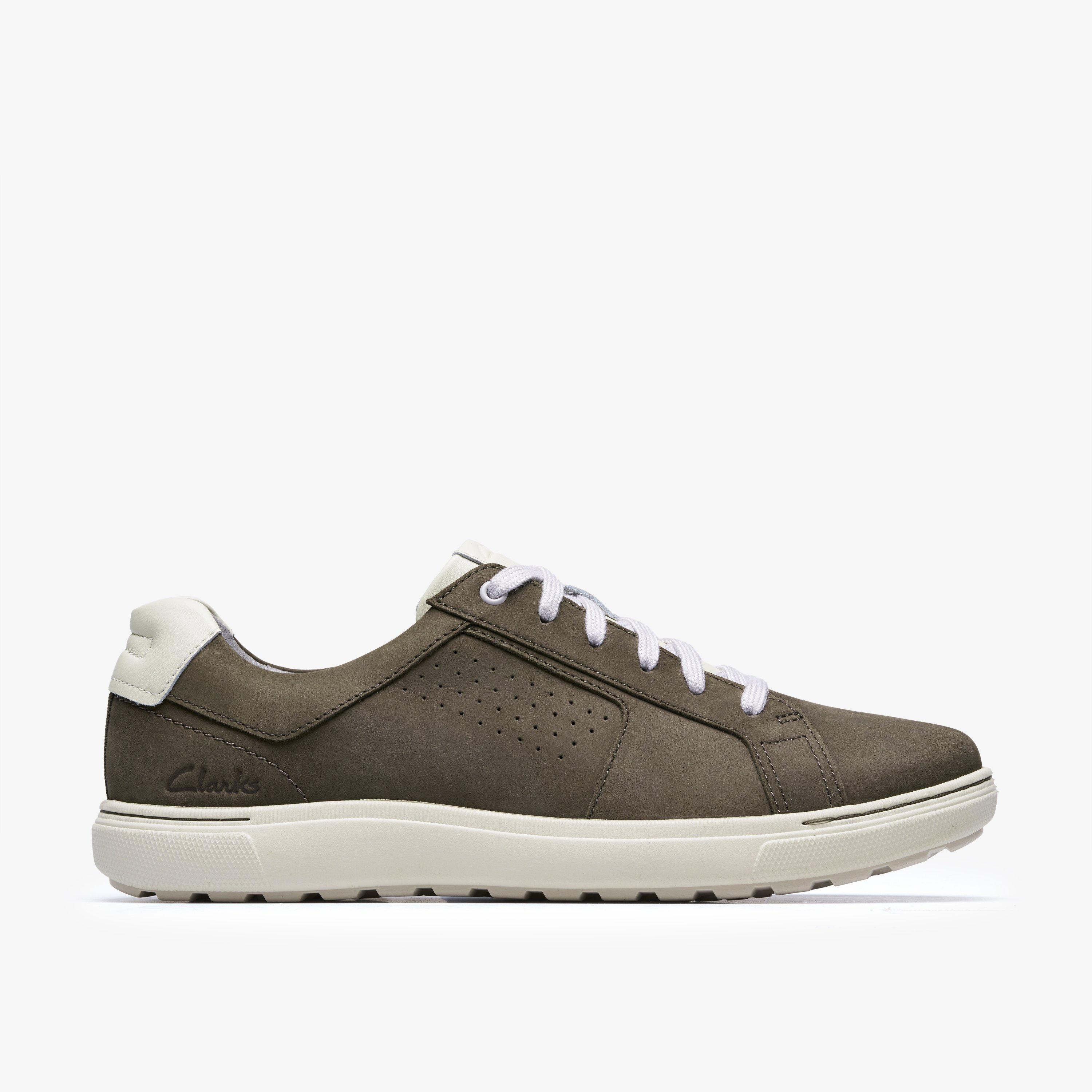 Mapstone Tie Olive Nubuck Sneakers, view 1 of 6