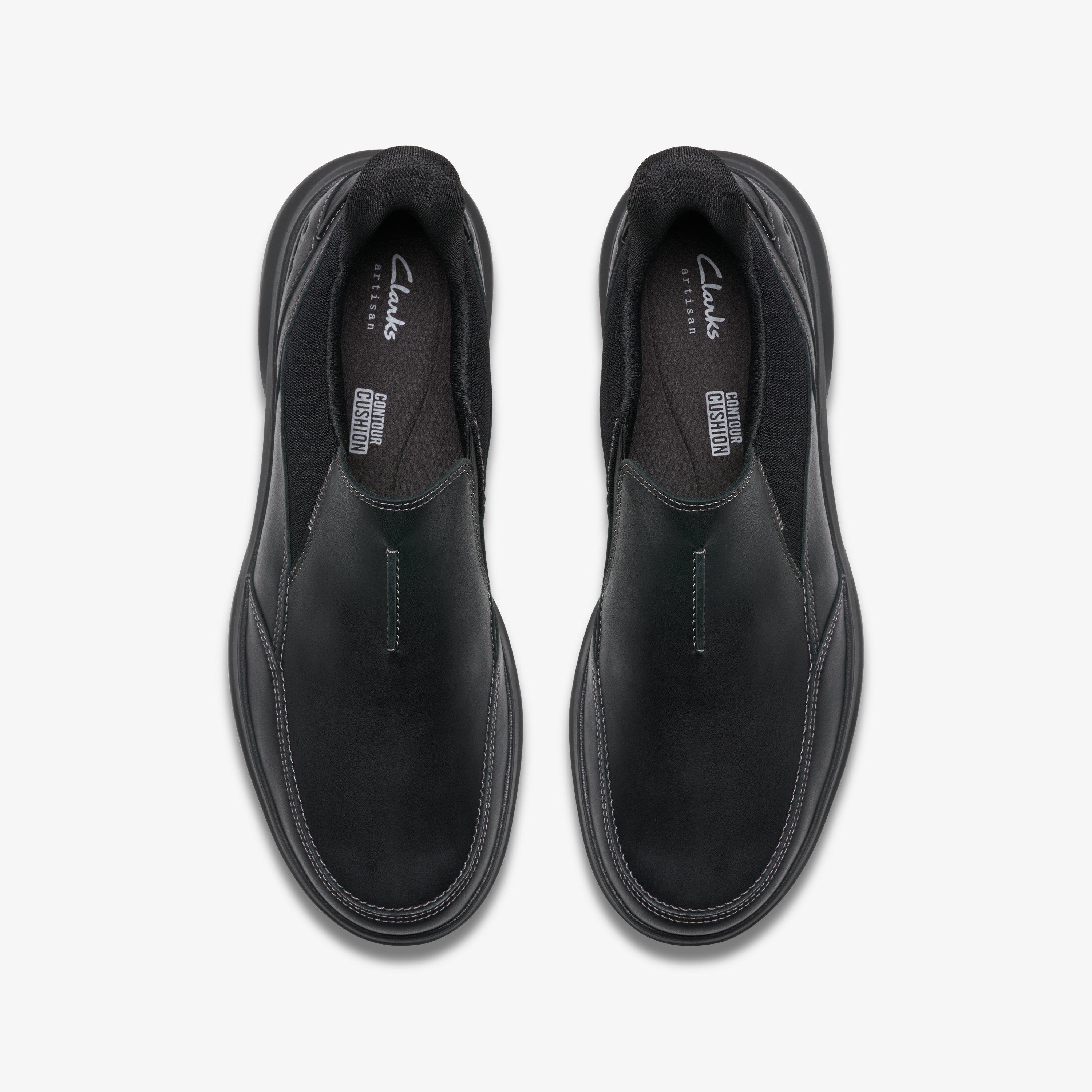 Mullan Step Black Leather