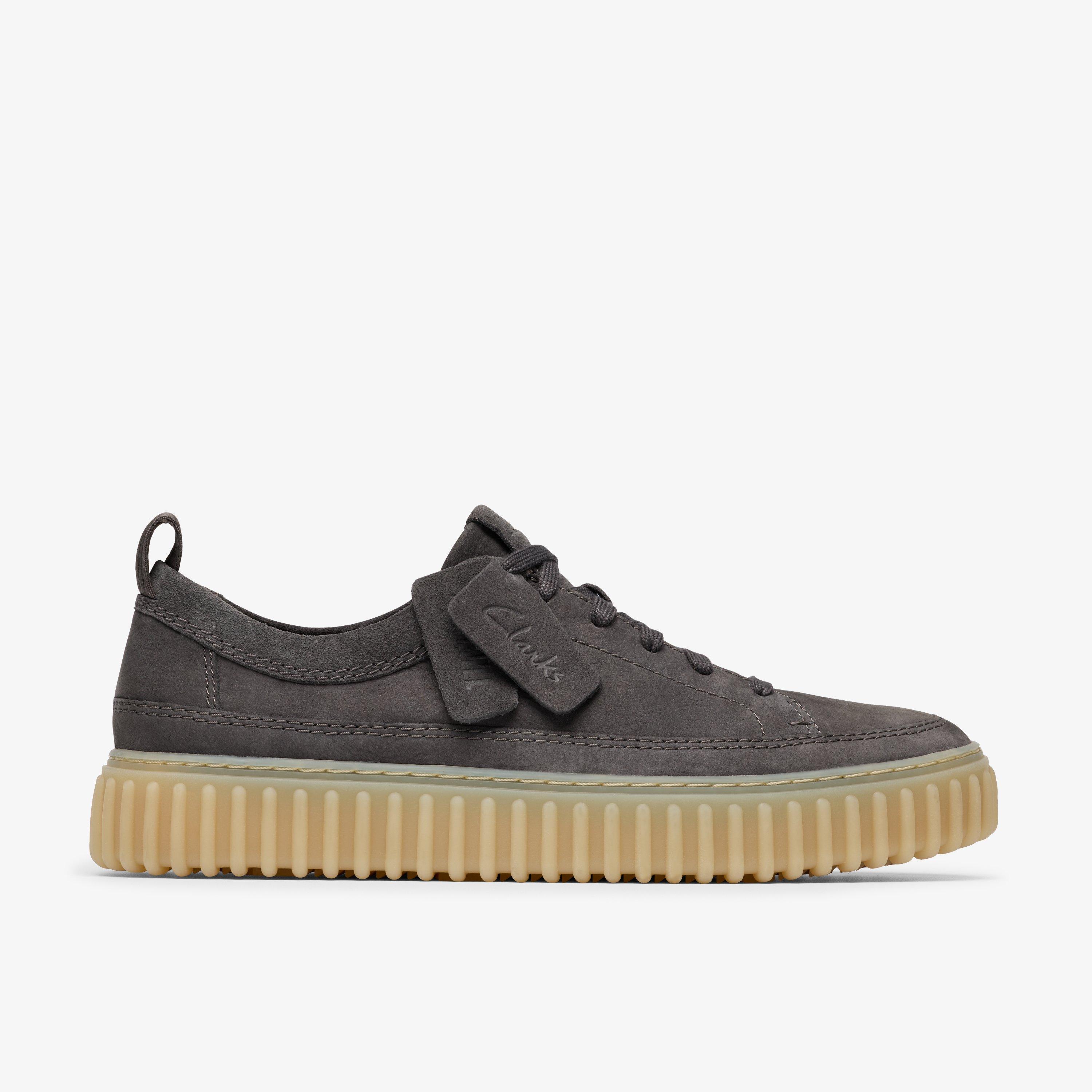 Clarks Torhill Lace Dark Grey Nubuck size 12
