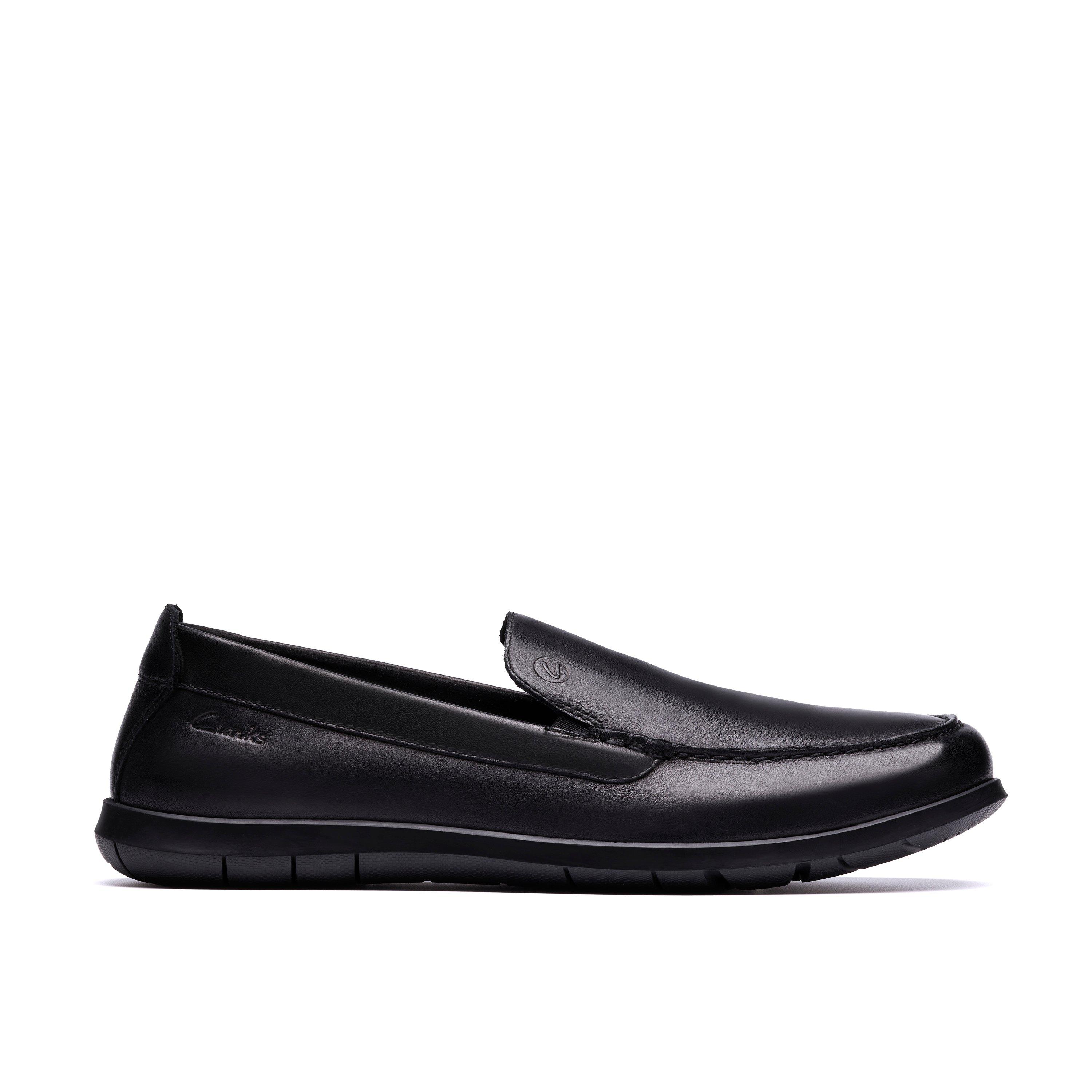 Clarks Mens Flexway Step Loafers,Slip-Ons
